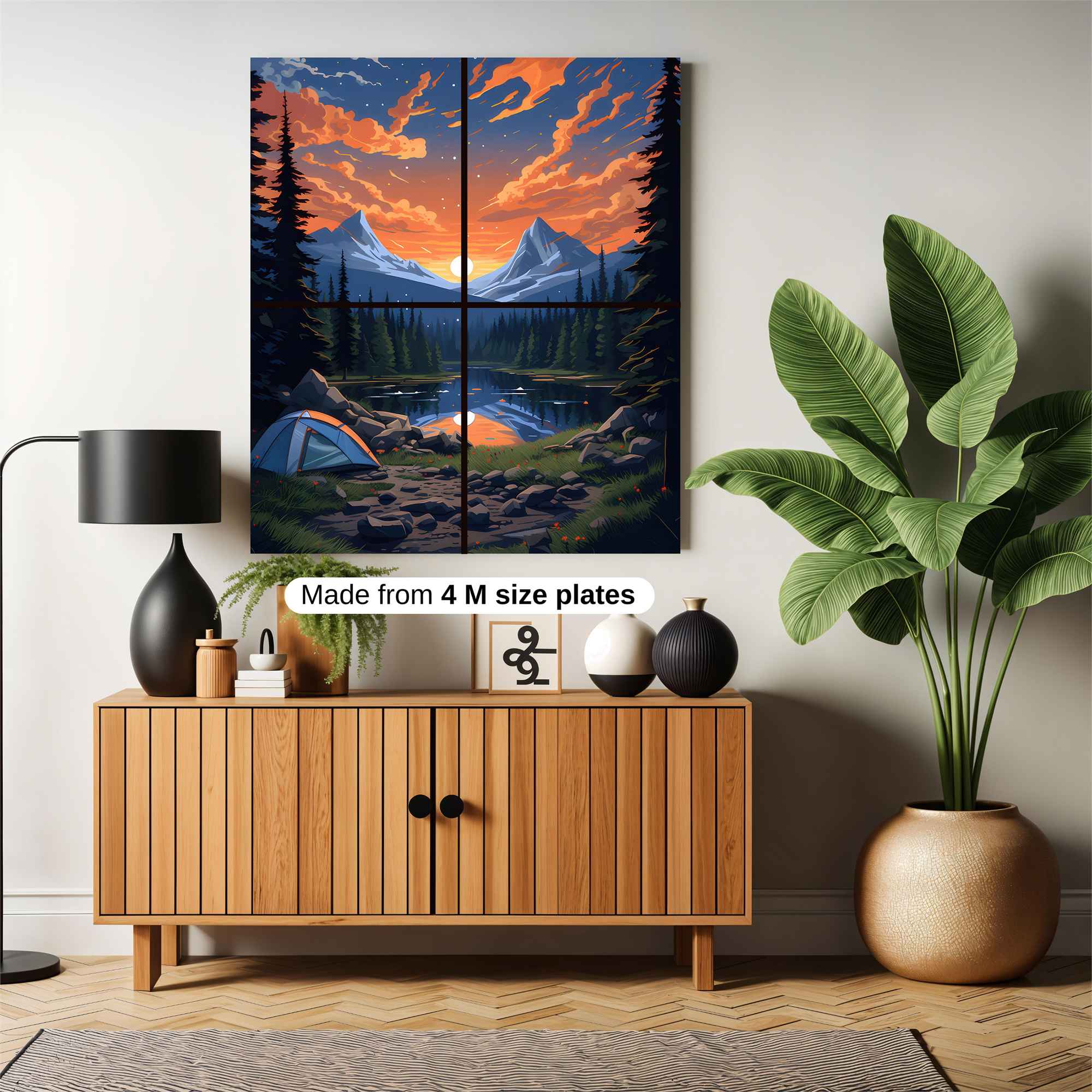 Sunset Serenity Safe Wall Magnetic / M