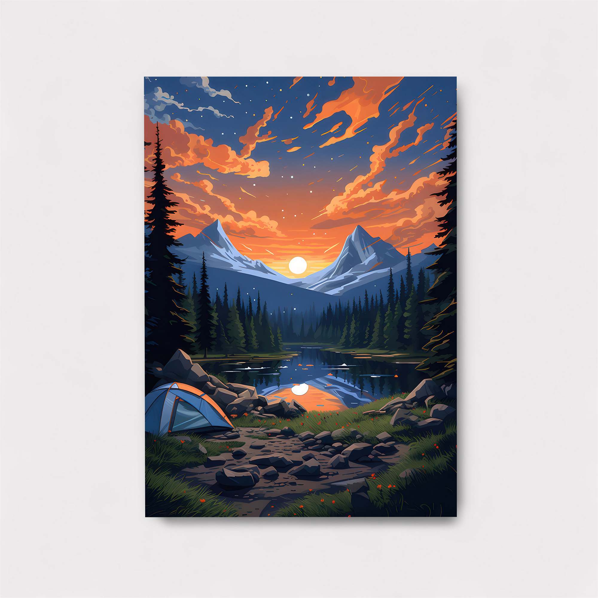 Sunset Serenity Safe Wall Magnetic / M