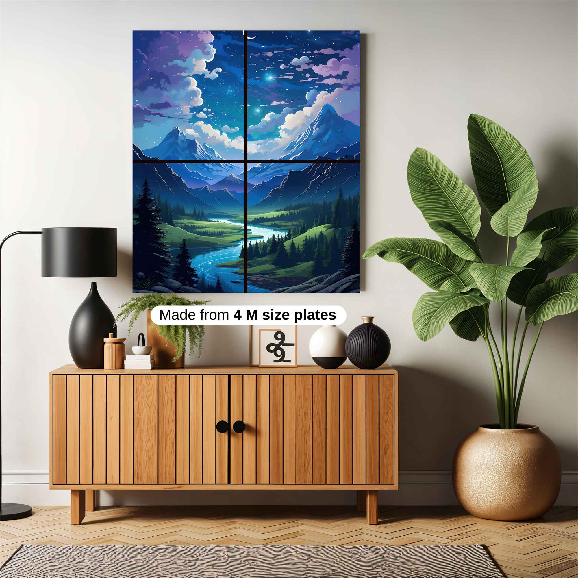 Moonlit Serenity Safe Wall Magnetic / M