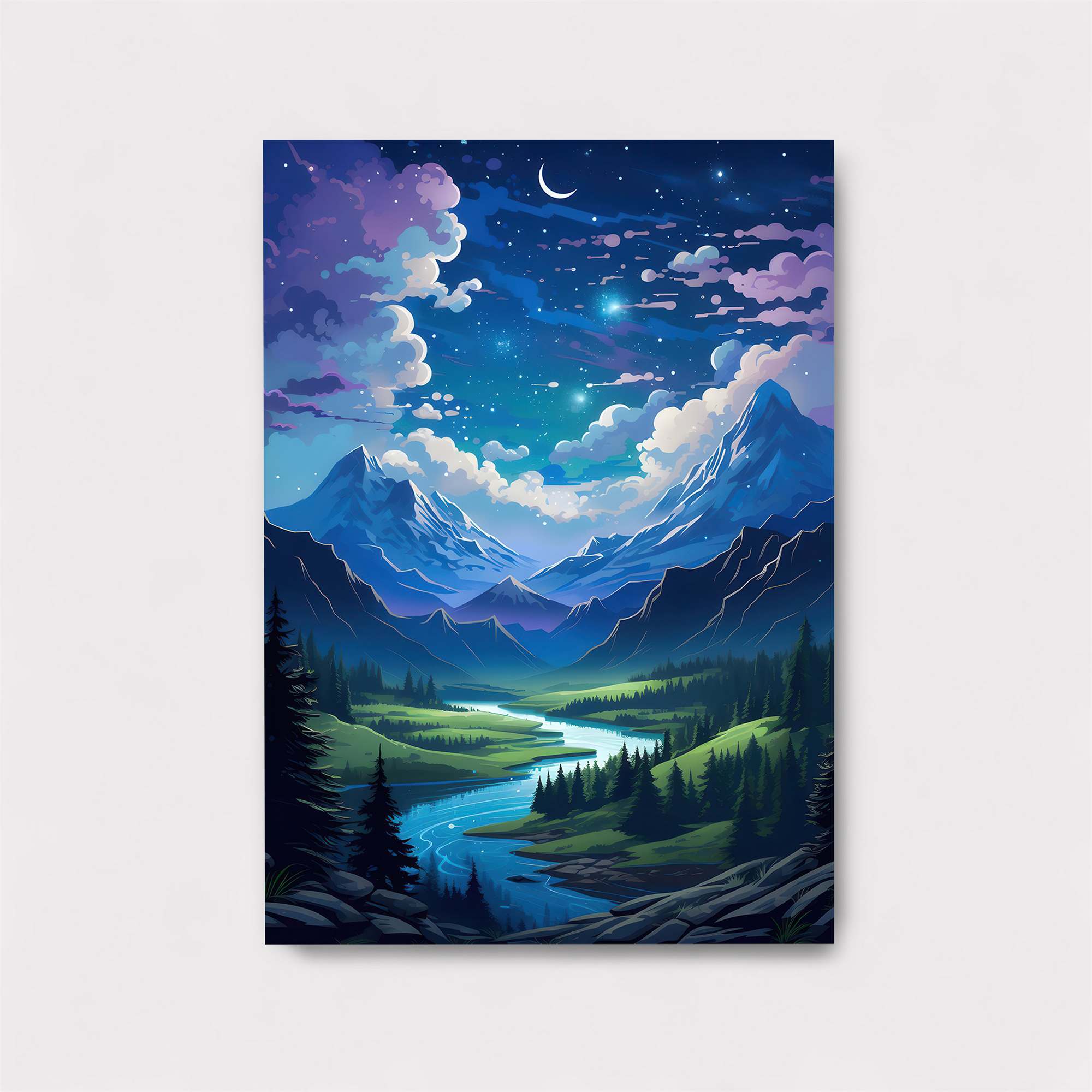 Moonlit Serenity Safe Wall Magnetic / M