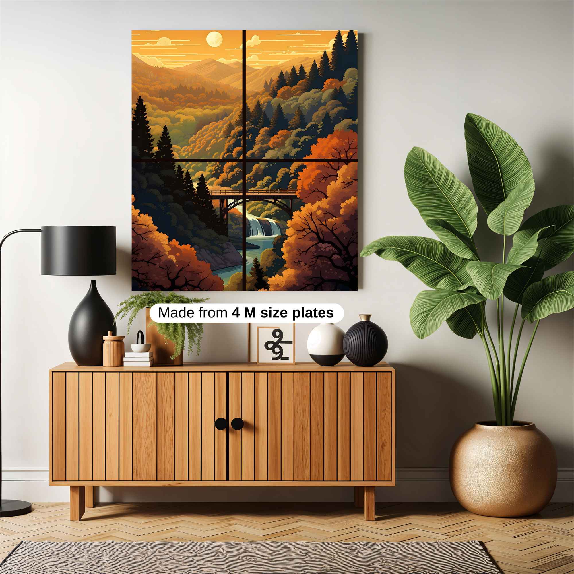 Sunset Serenity Safe Wall Magnetic / M