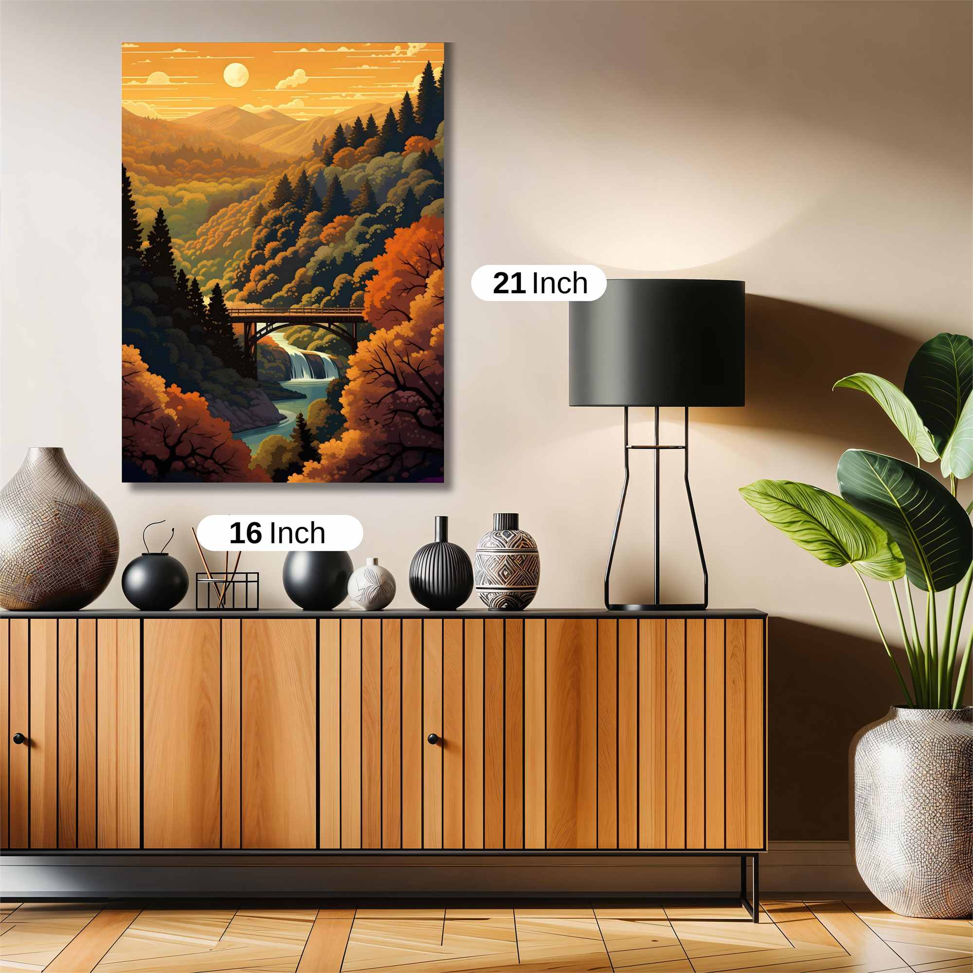 Sunset Serenity Safe Wall Magnetic / M