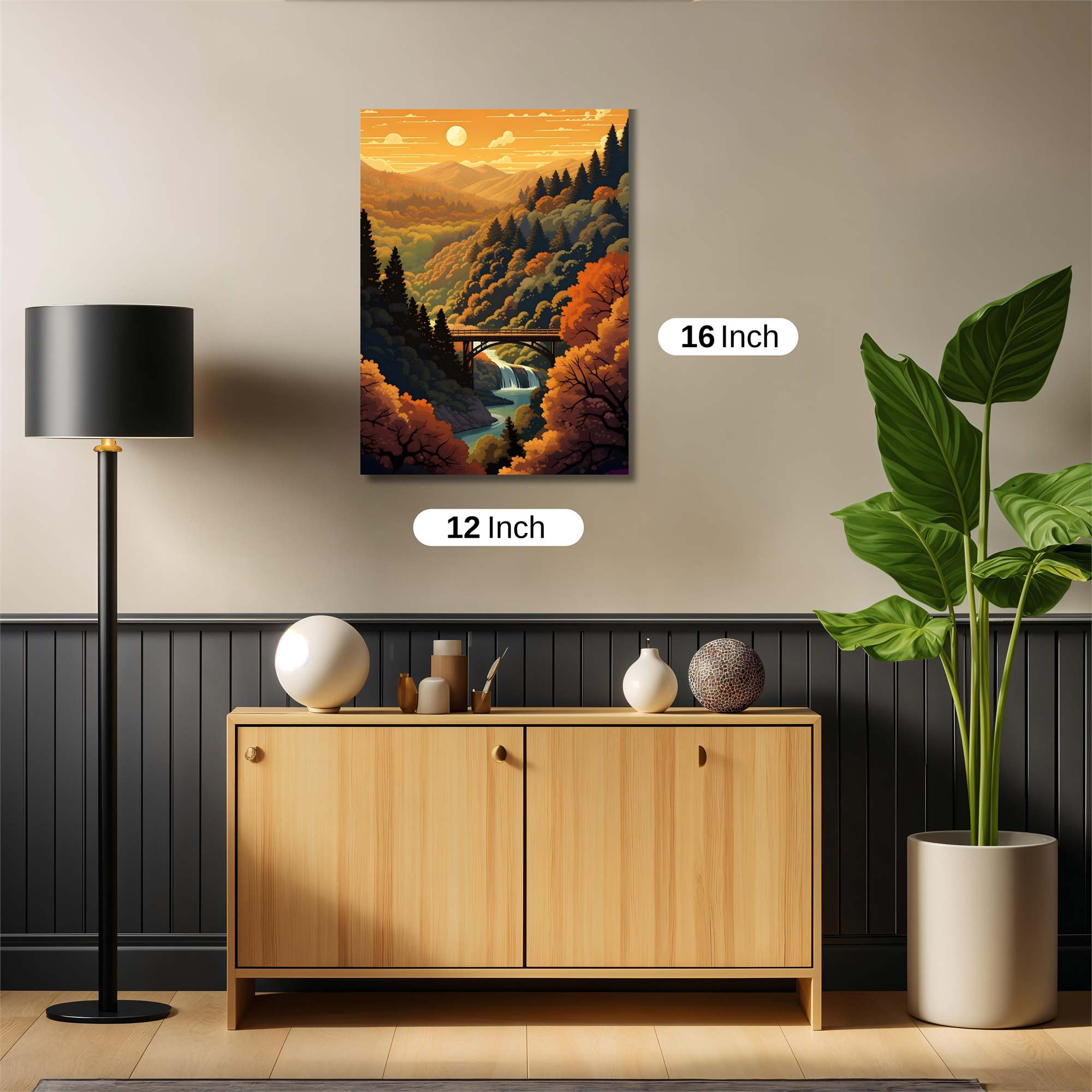 Sunset Serenity Safe Wall Magnetic / M