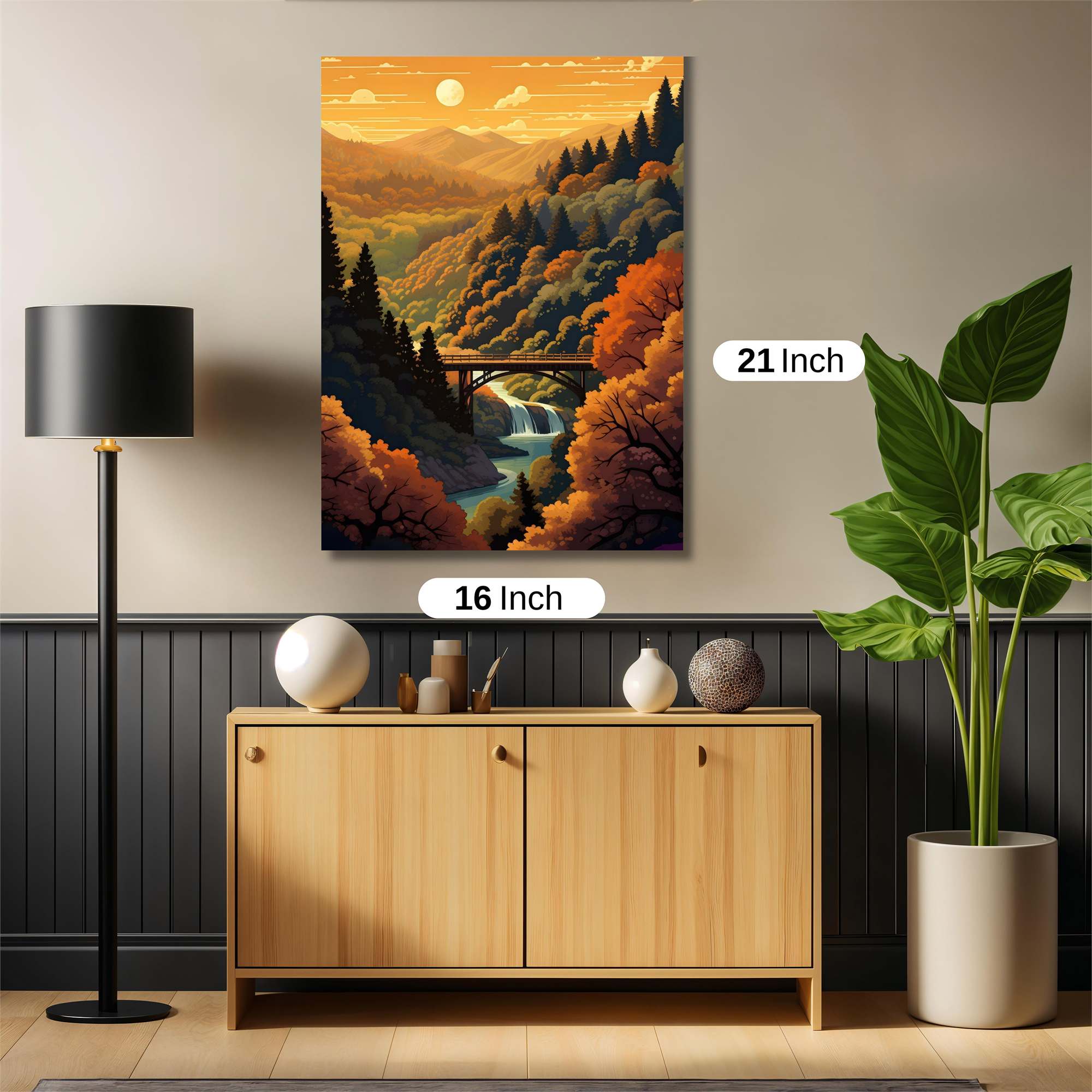 Sunset Serenity Safe Wall Magnetic / M
