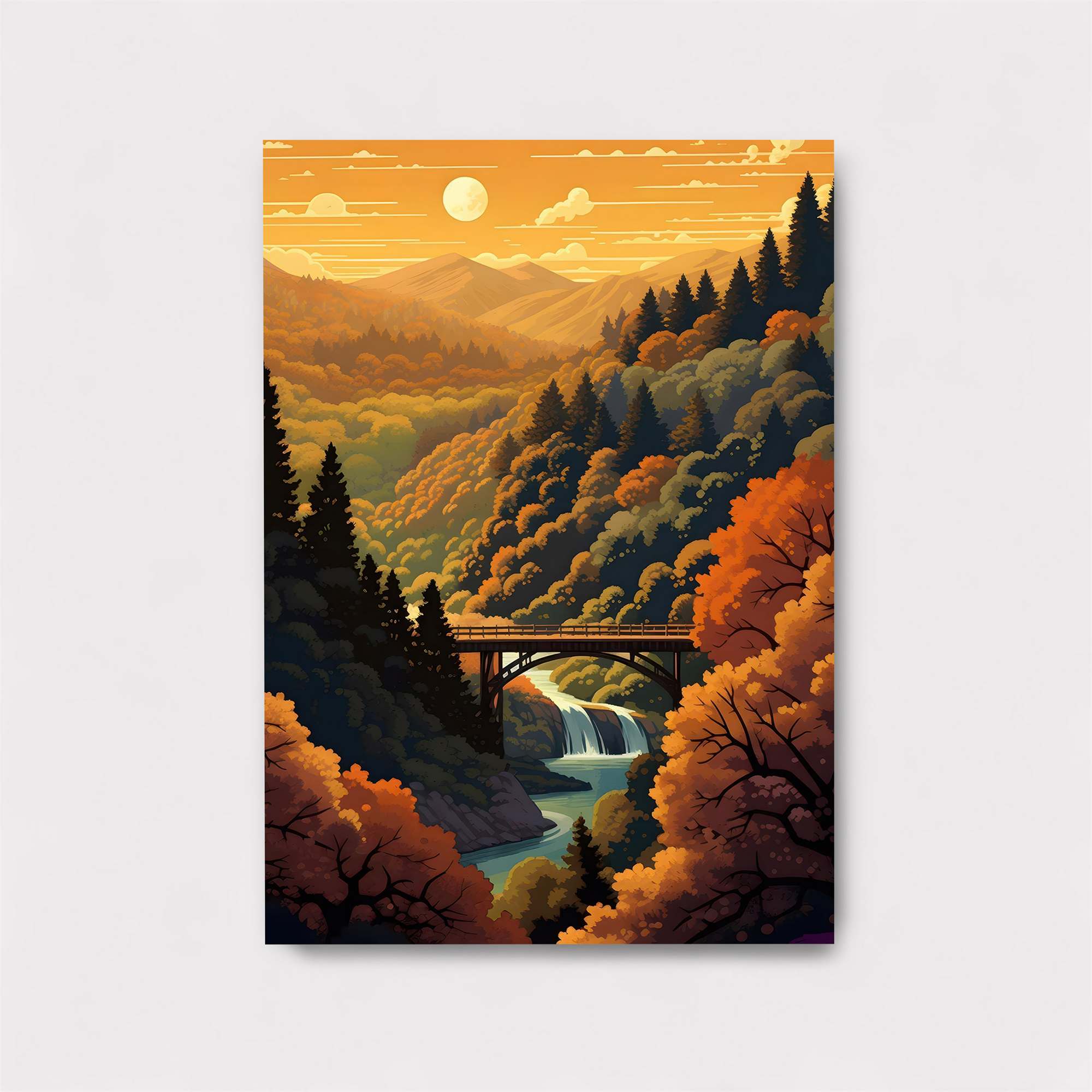 Sunset Serenity Safe Wall Magnetic / M