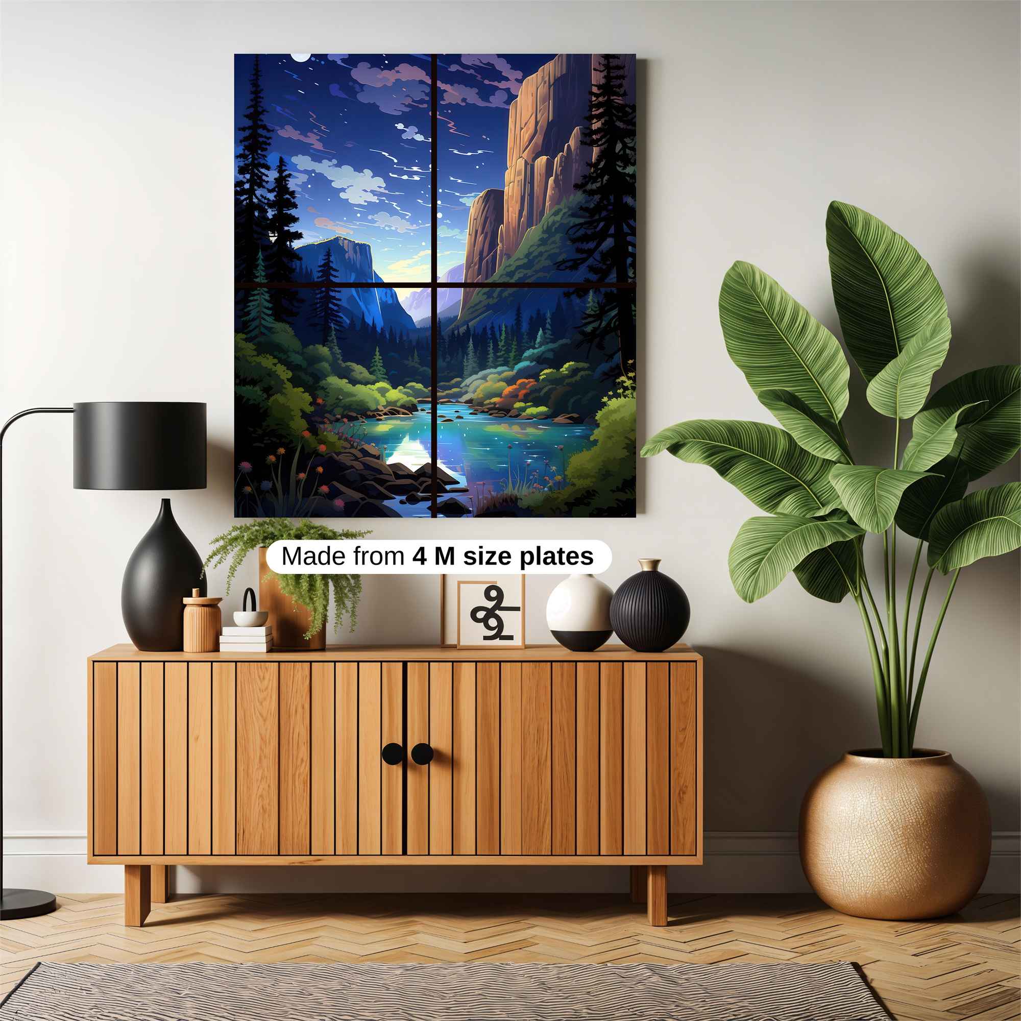 Moonlit Serenity Safe Wall Magnetic / M