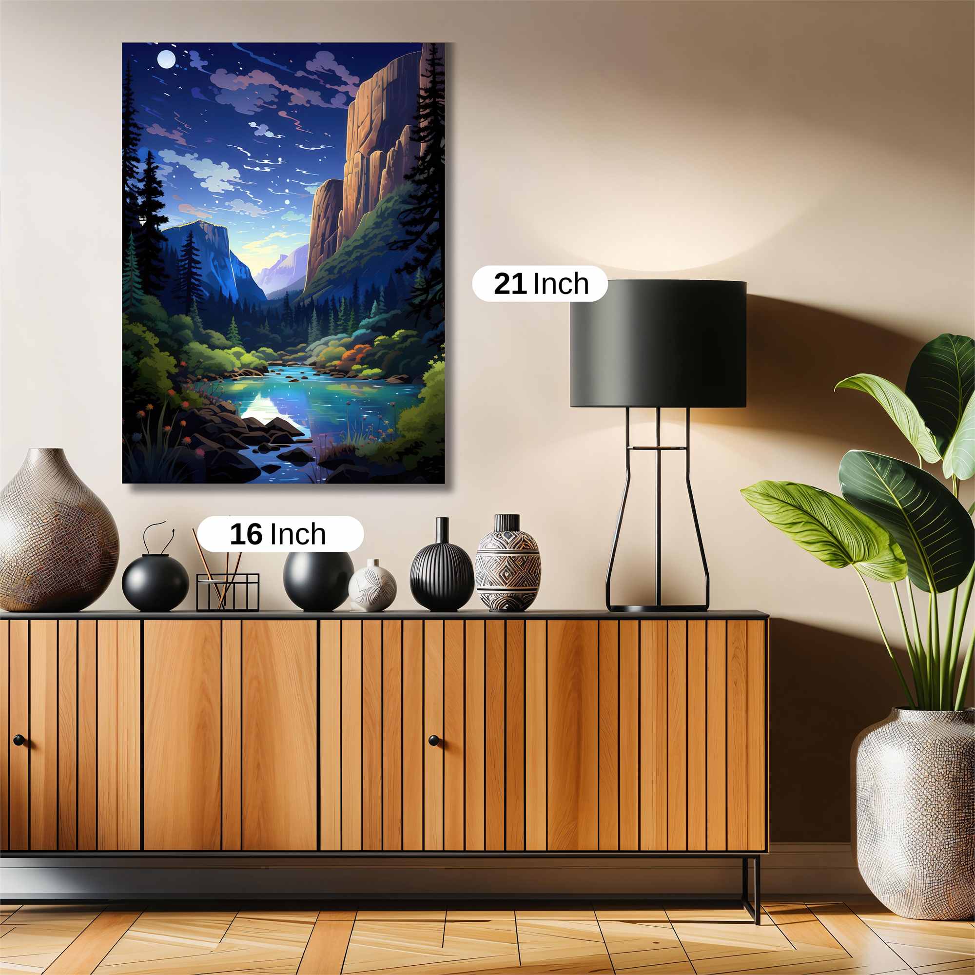 Moonlit Serenity Safe Wall Magnetic / M