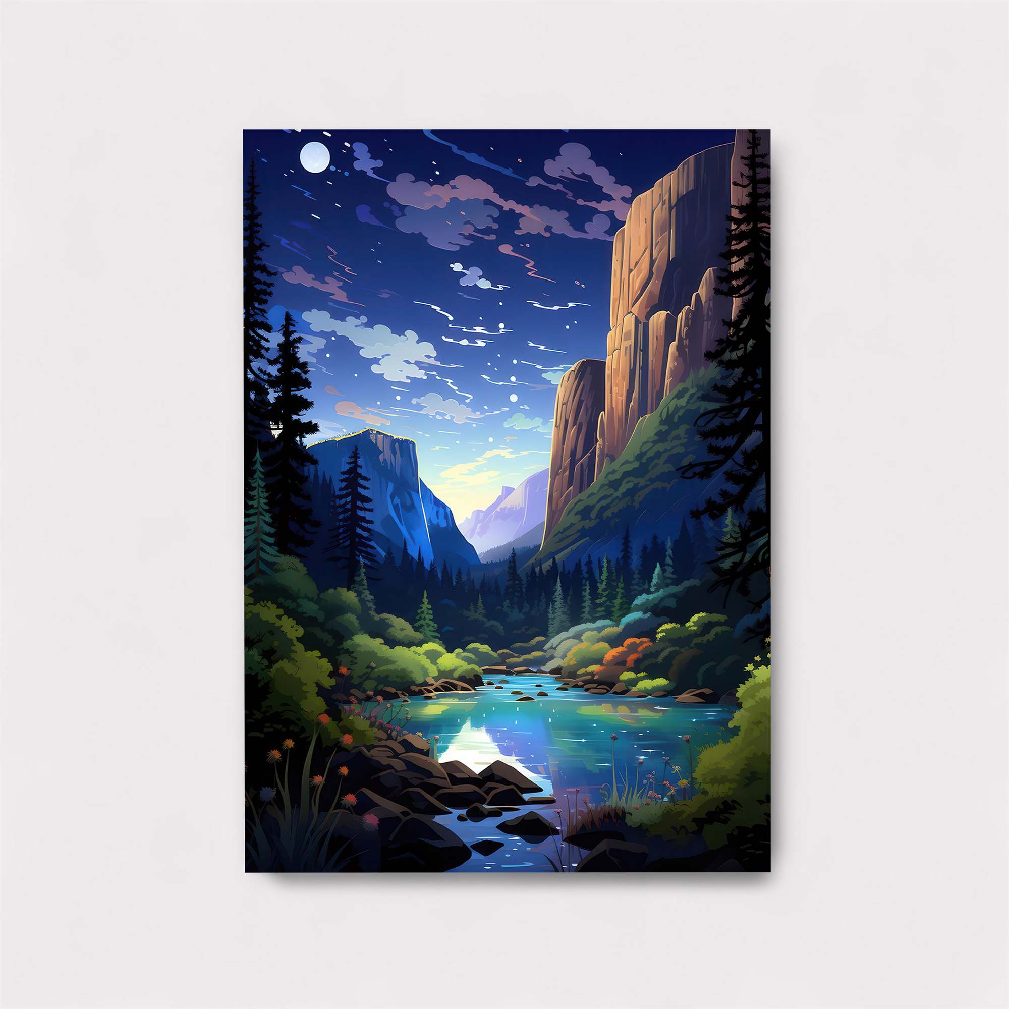 Moonlit Serenity Safe Wall Magnetic / M