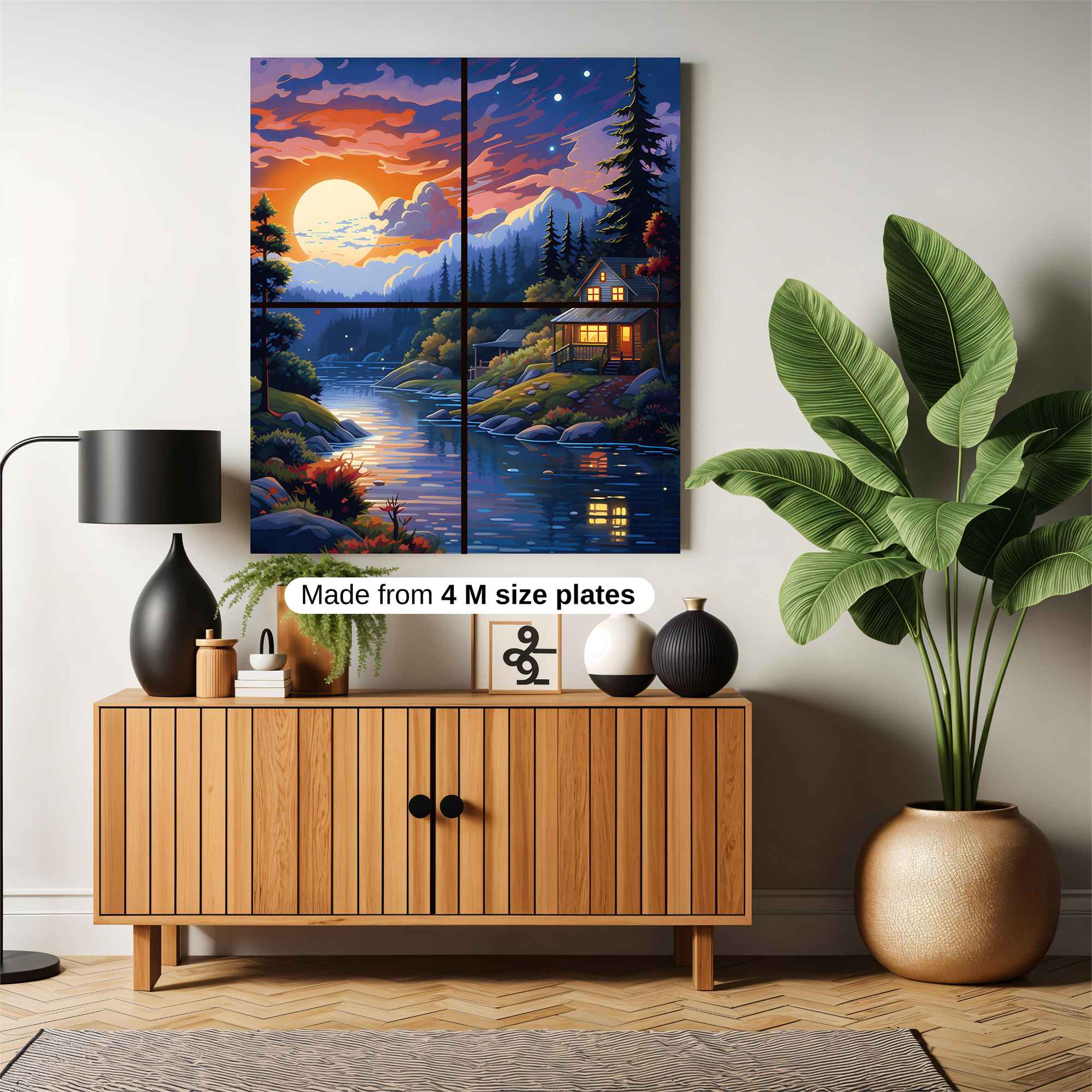 Moonlit Serenity Safe Wall Magnetic / M