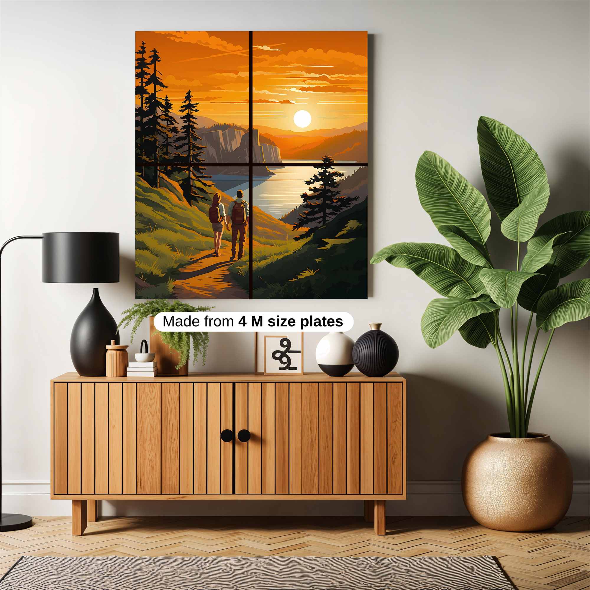 Sunset Serenity Safe Wall Magnetic / M