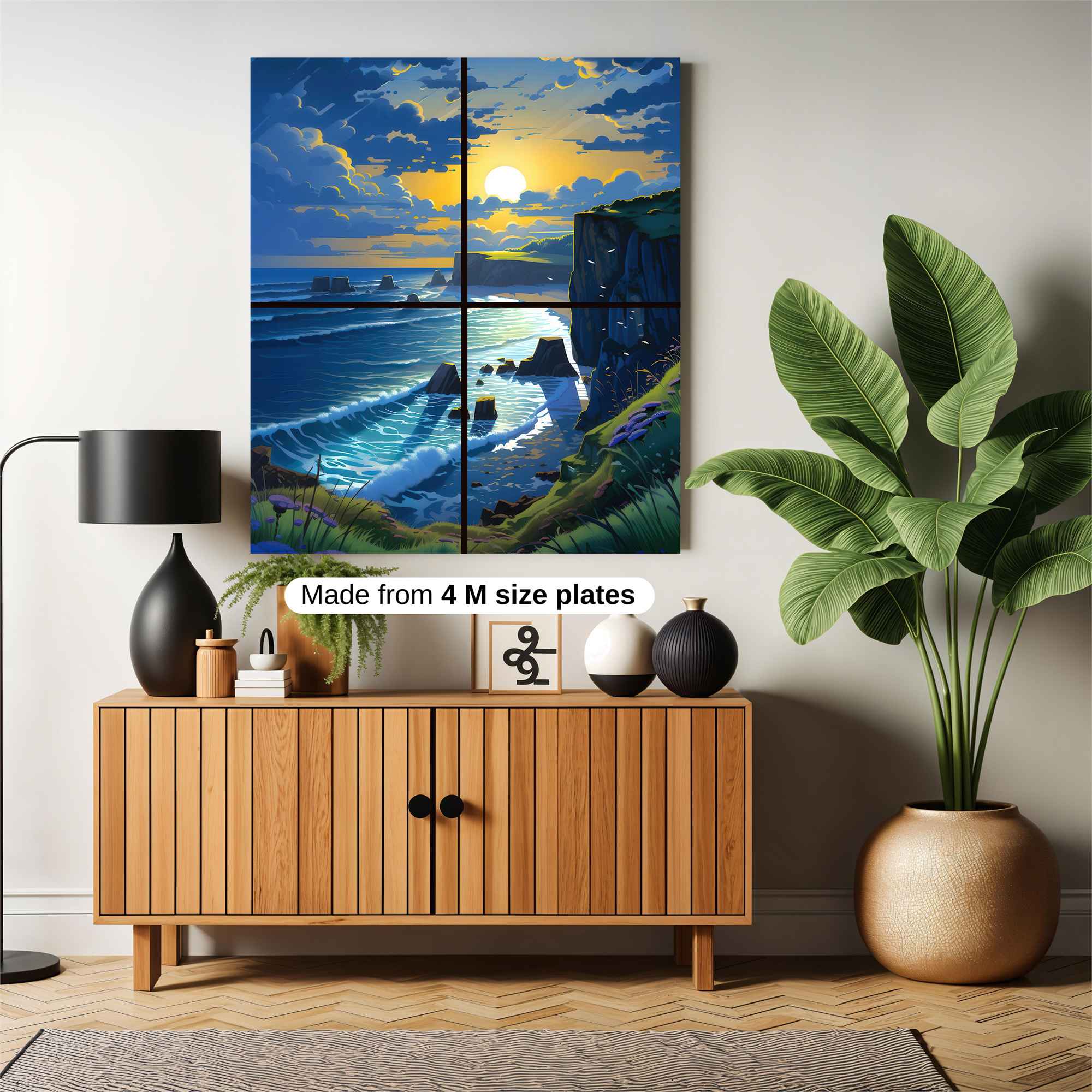 Sunset Serenity Safe Wall Magnetic / M
