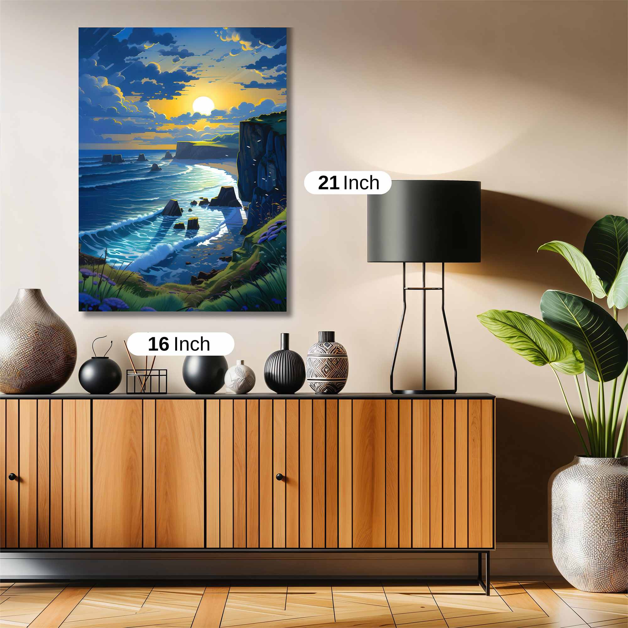 Sunset Serenity Safe Wall Magnetic / M