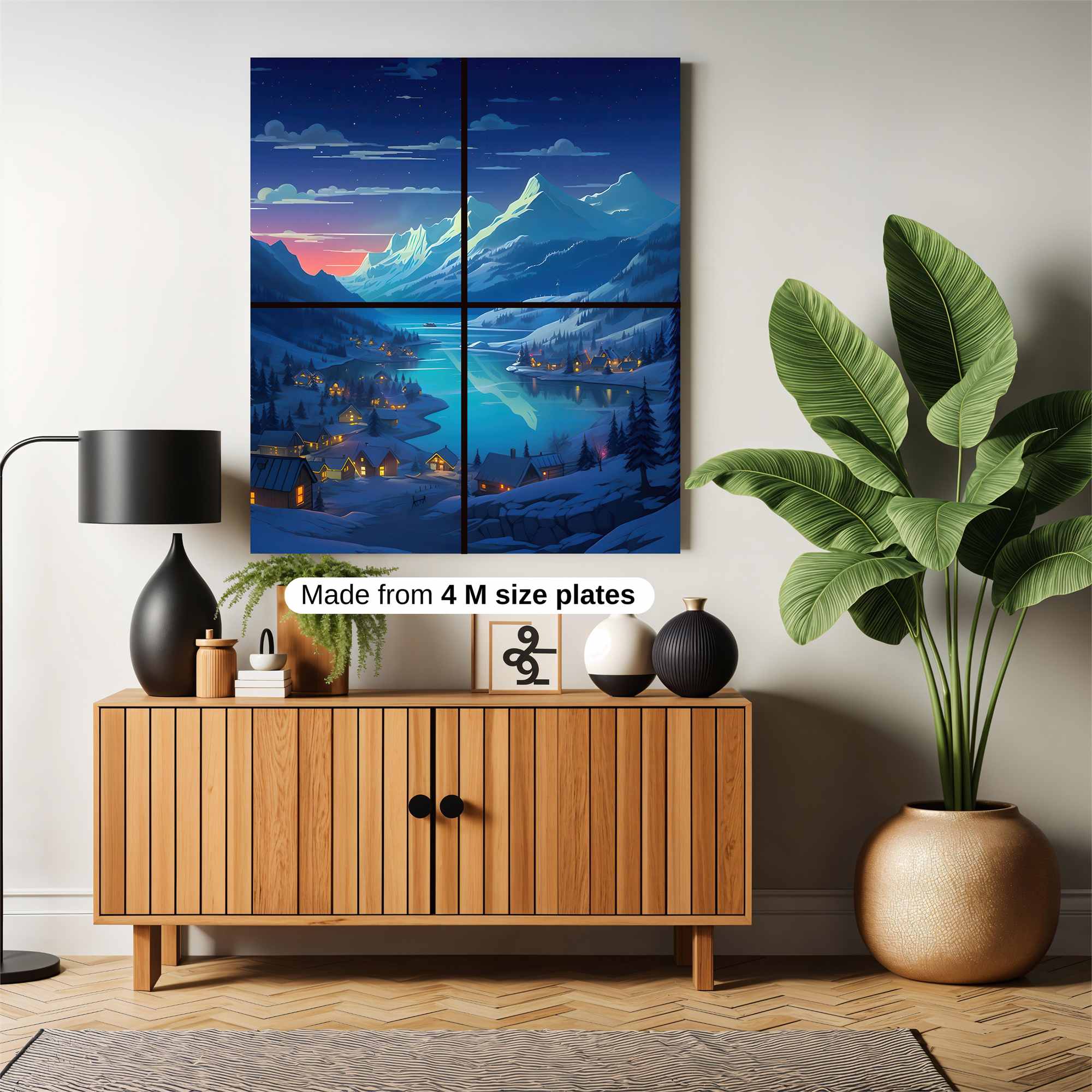 Alpine Tranquility Safe Wall Magnetic / M