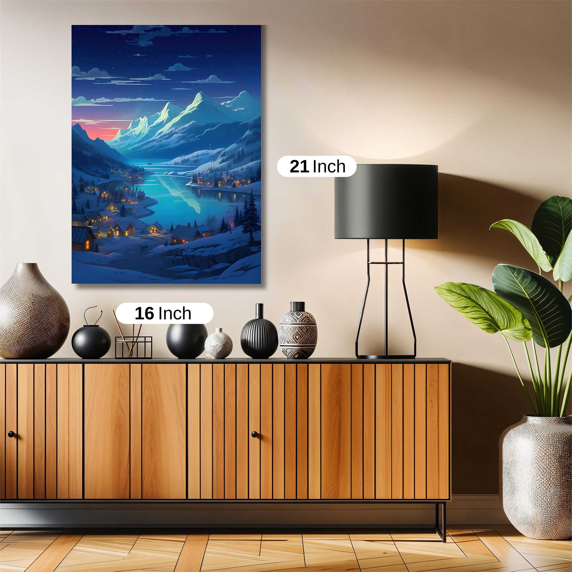 Alpine Tranquility Safe Wall Magnetic / M