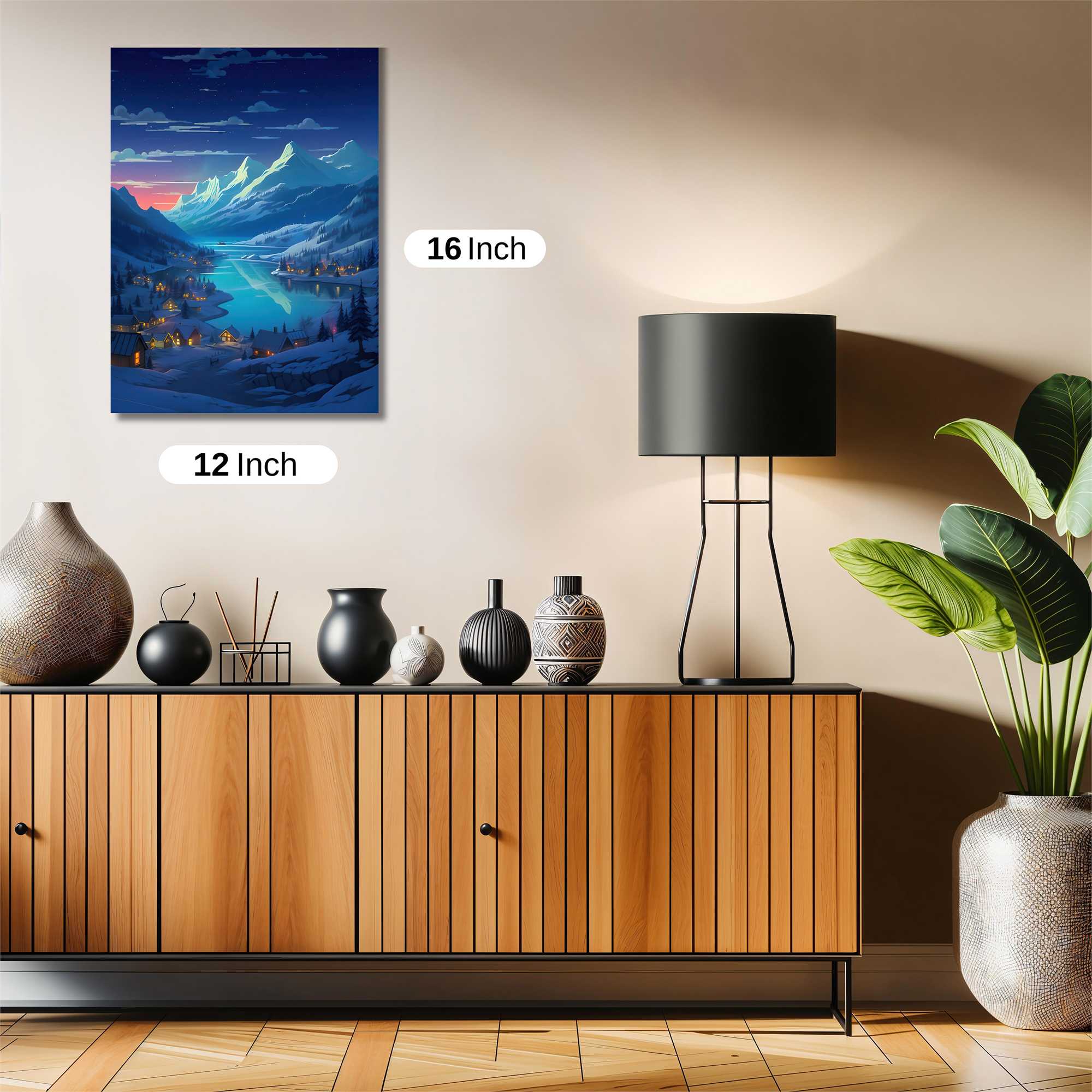 Alpine Tranquility Safe Wall Magnetic / M