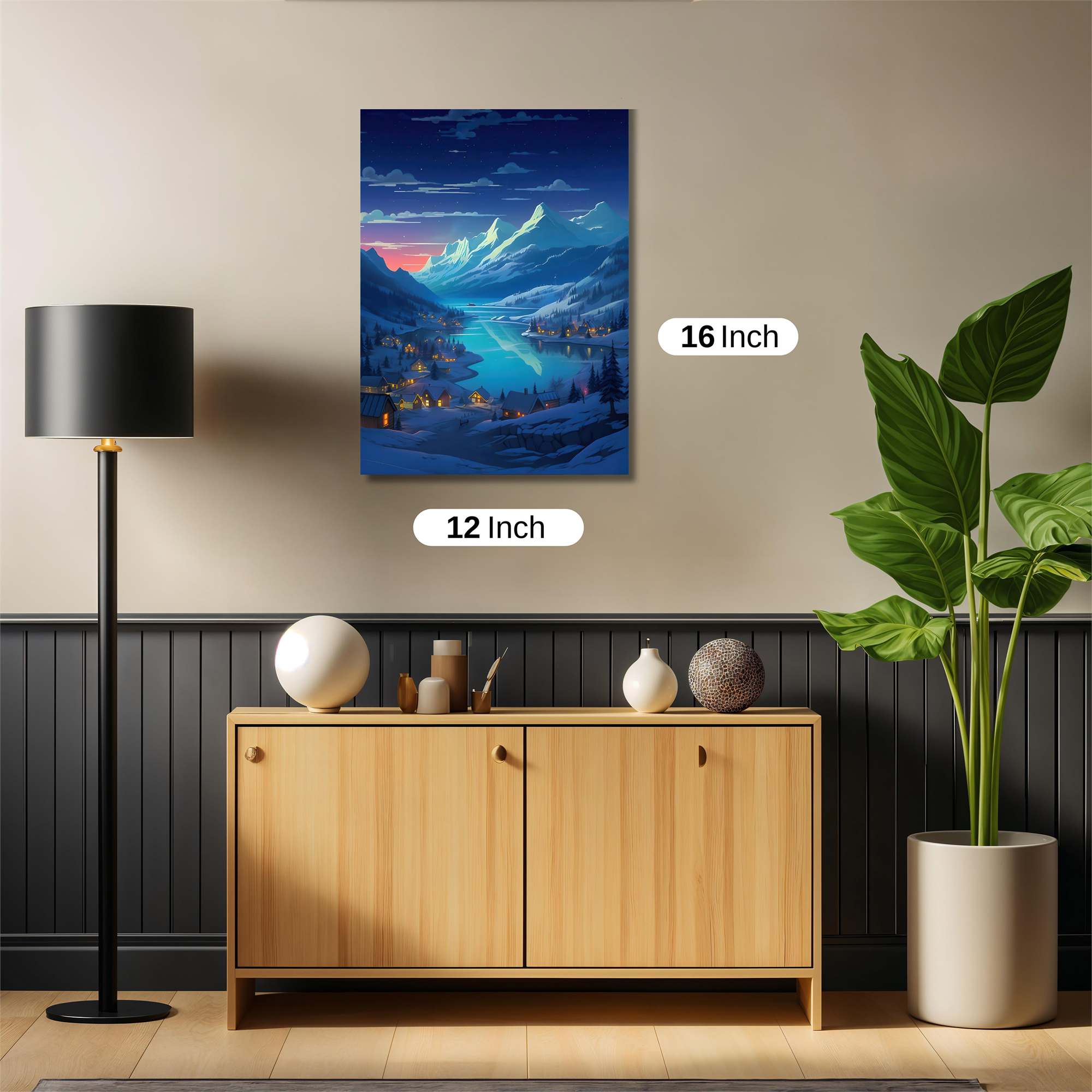 Alpine Tranquility Safe Wall Magnetic / M