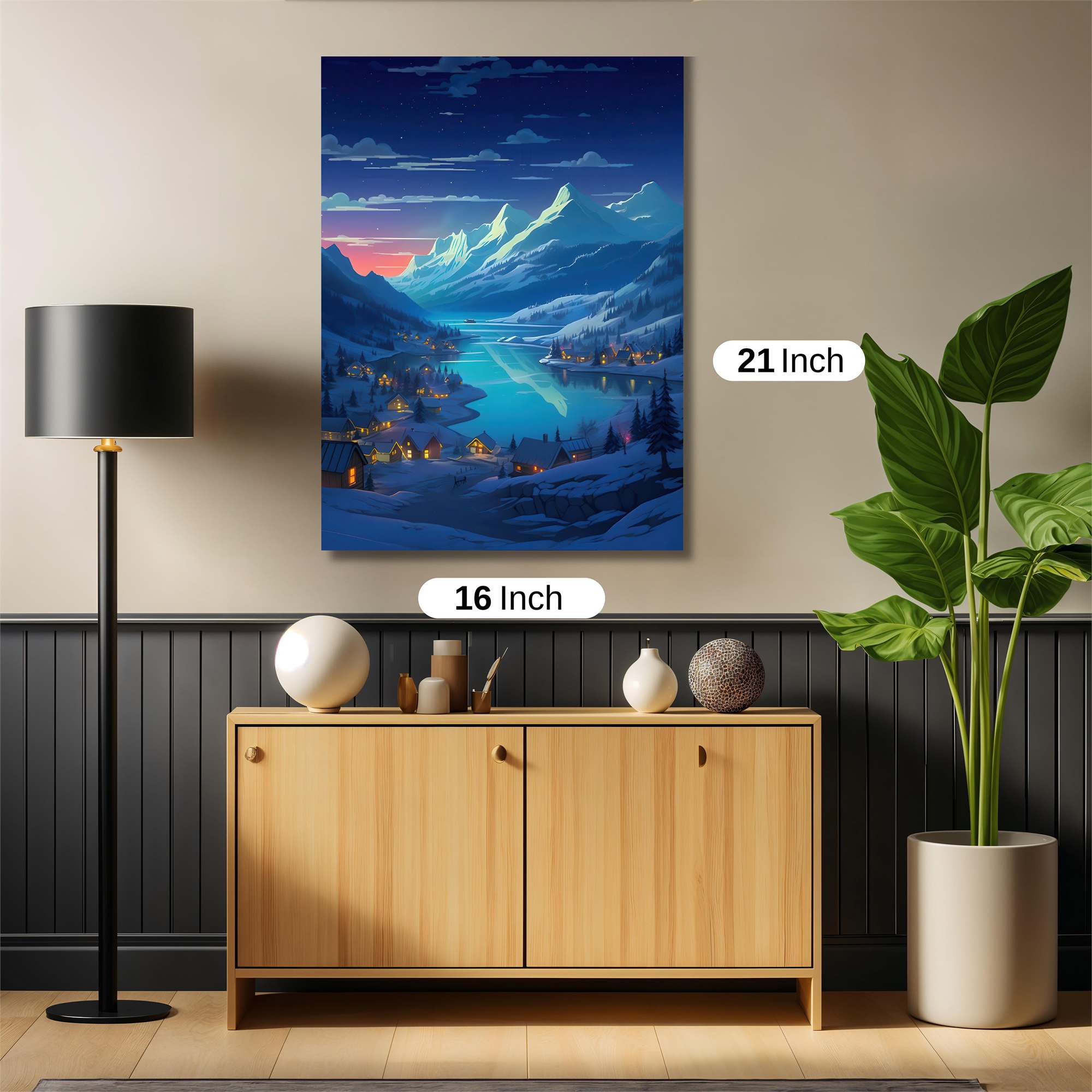 Alpine Tranquility Safe Wall Magnetic / M
