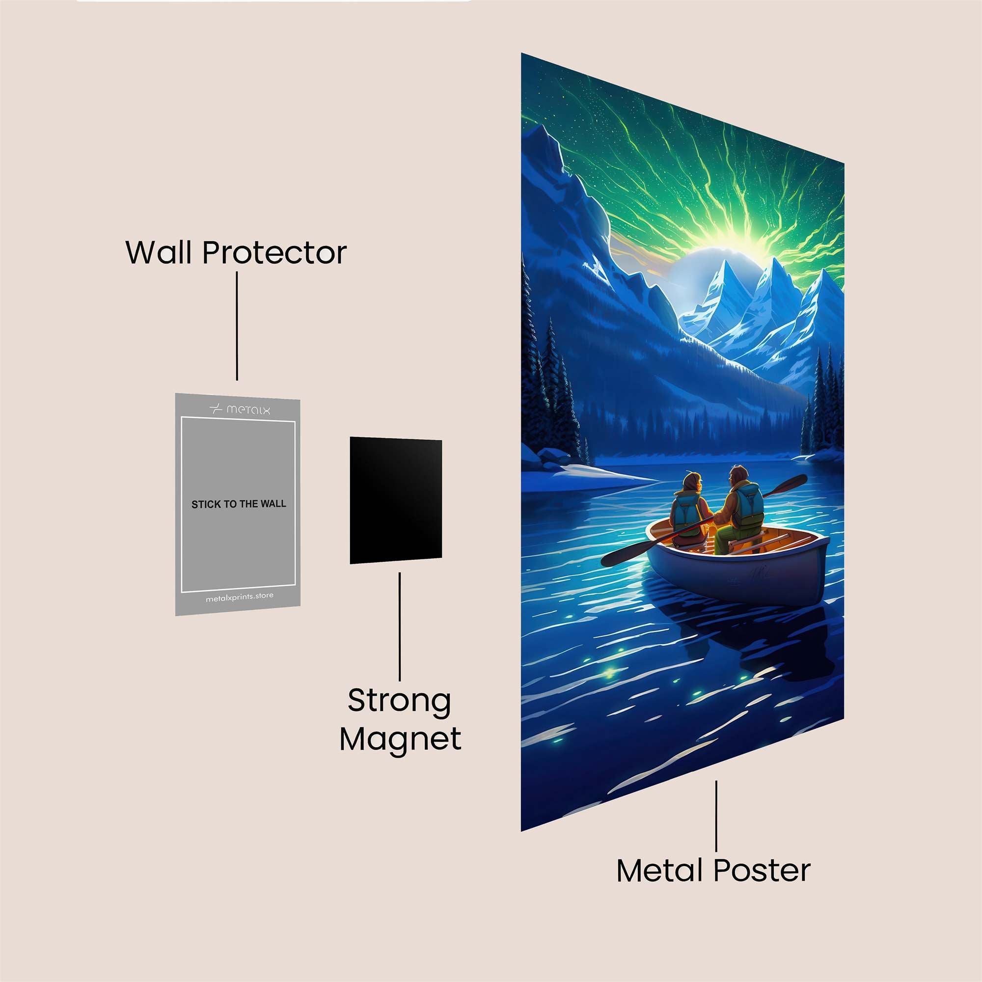 Aurora Serenity Safe Wall Magnetic / M