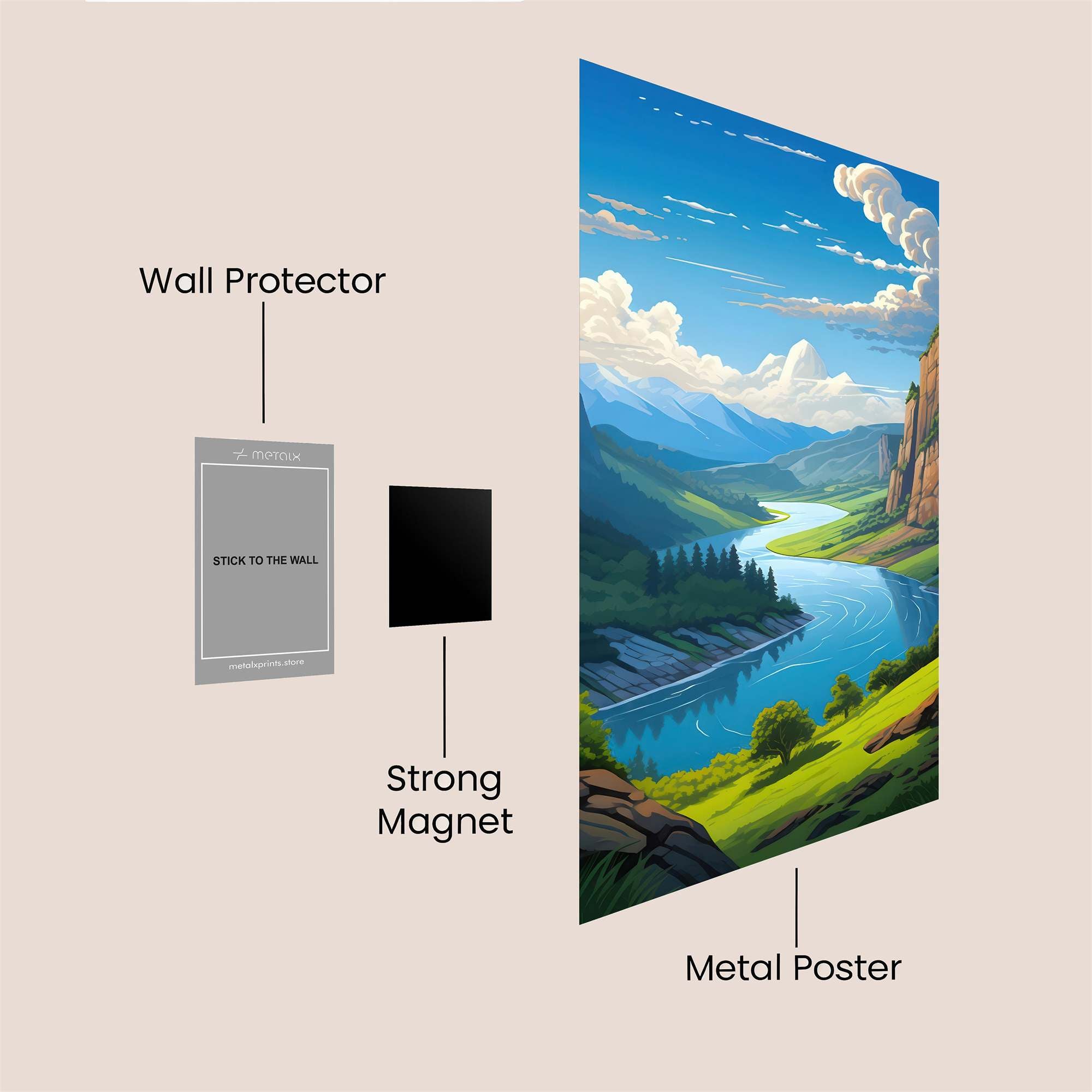 Valley Serenity Safe Wall Magnetic / M