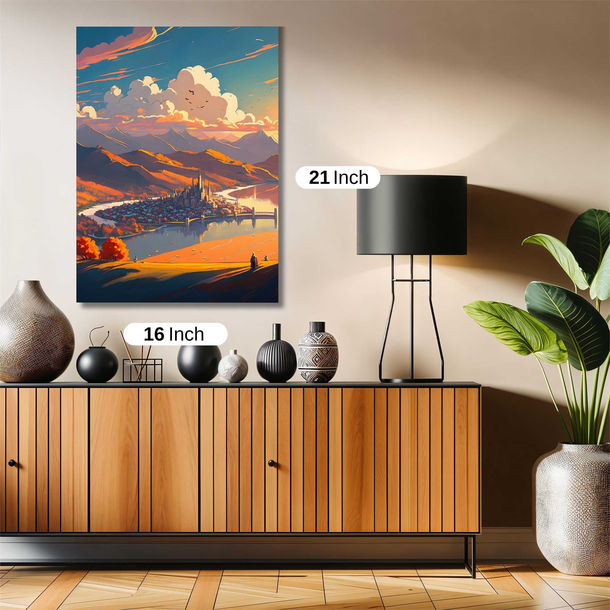 Sunset Serenity Safe Wall Magnetic / M
