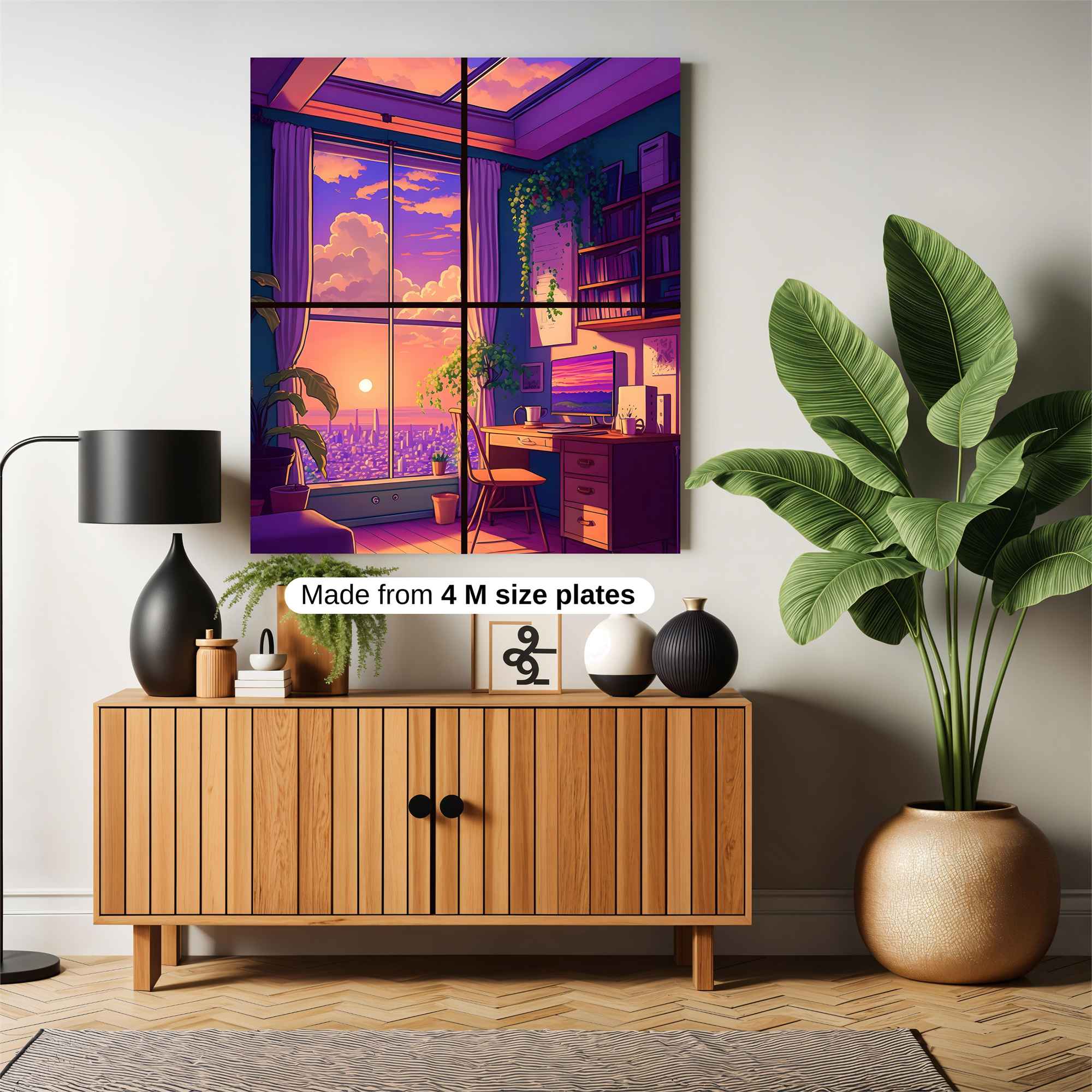 Sunset Serenity Safe Wall Magnetic / M