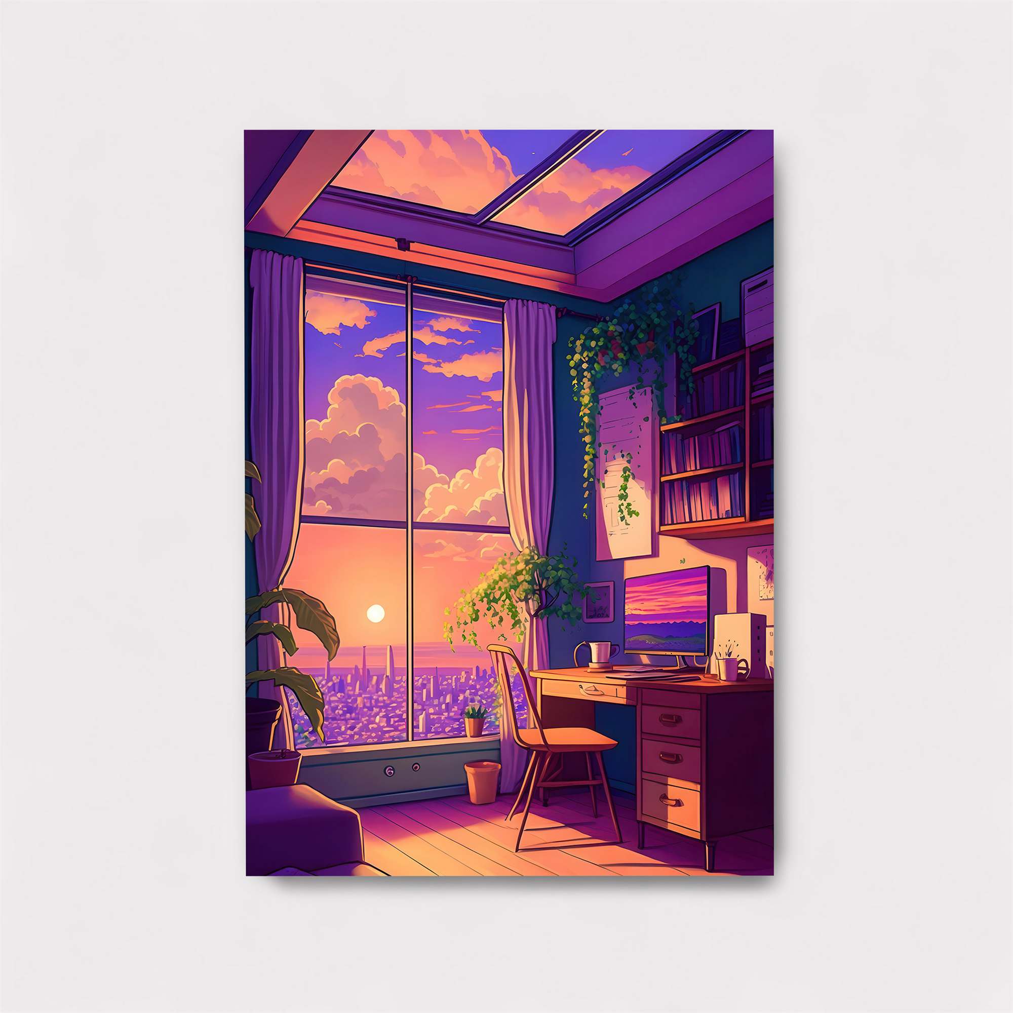 Sunset Serenity Safe Wall Magnetic / M