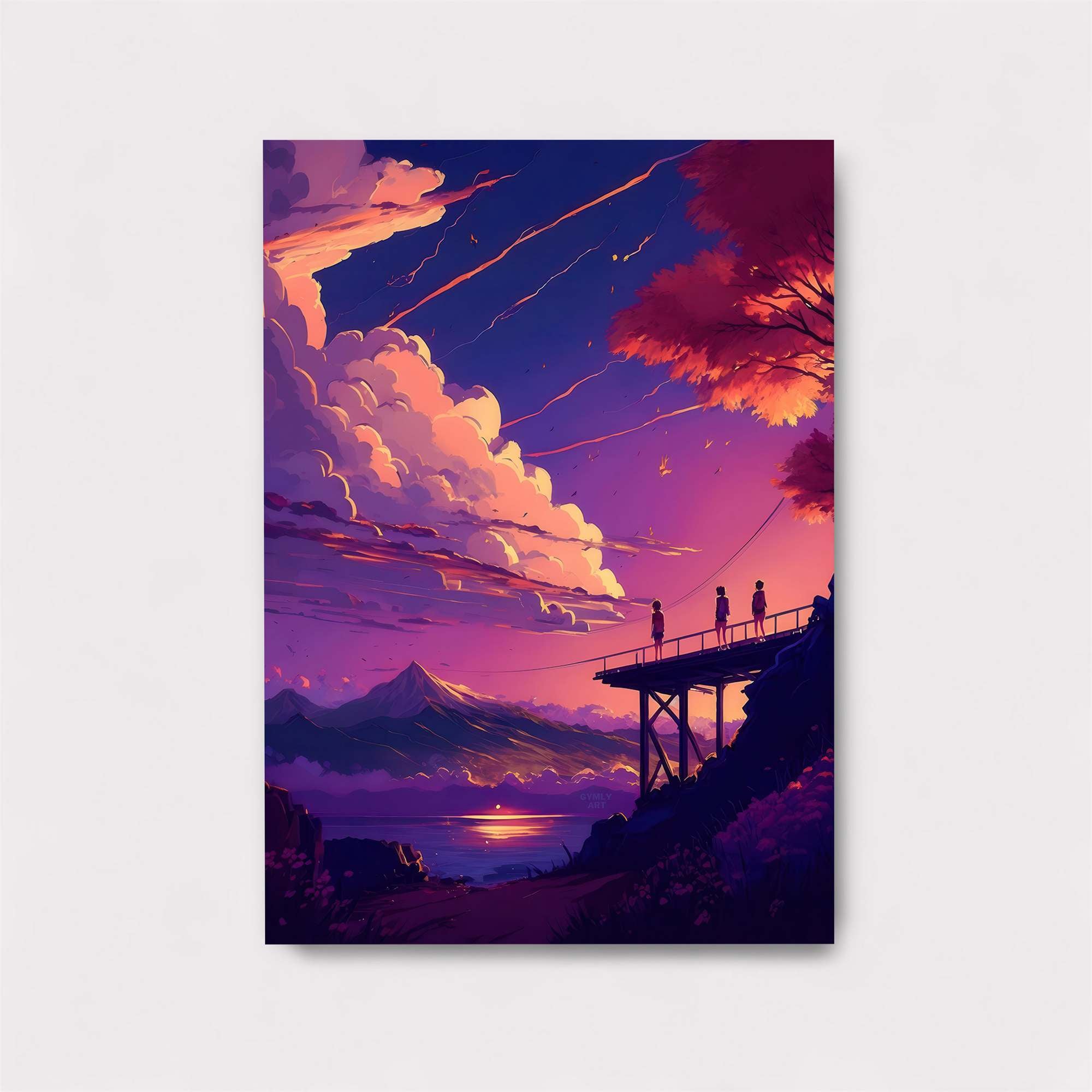 Sunset Serenity Safe Wall Magnetic / M