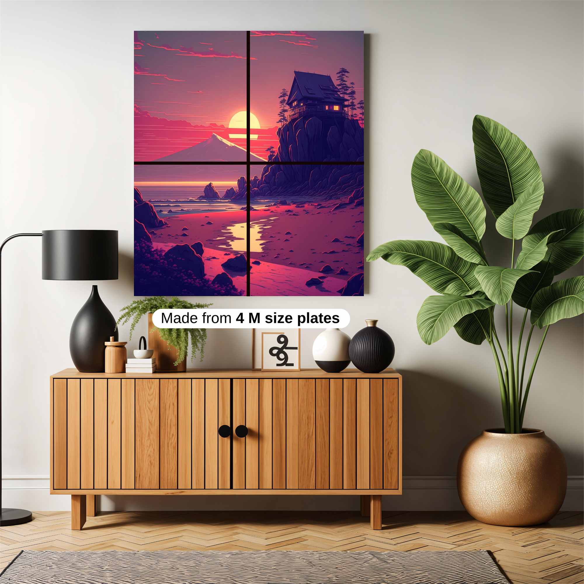 Sunset Serenity Safe Wall Magnetic / M