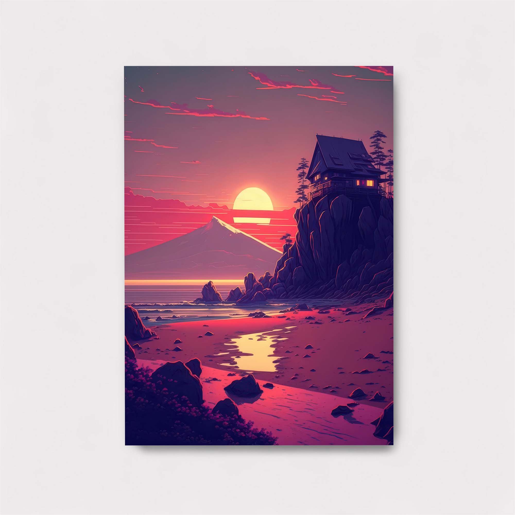 Sunset Serenity Safe Wall Magnetic / M