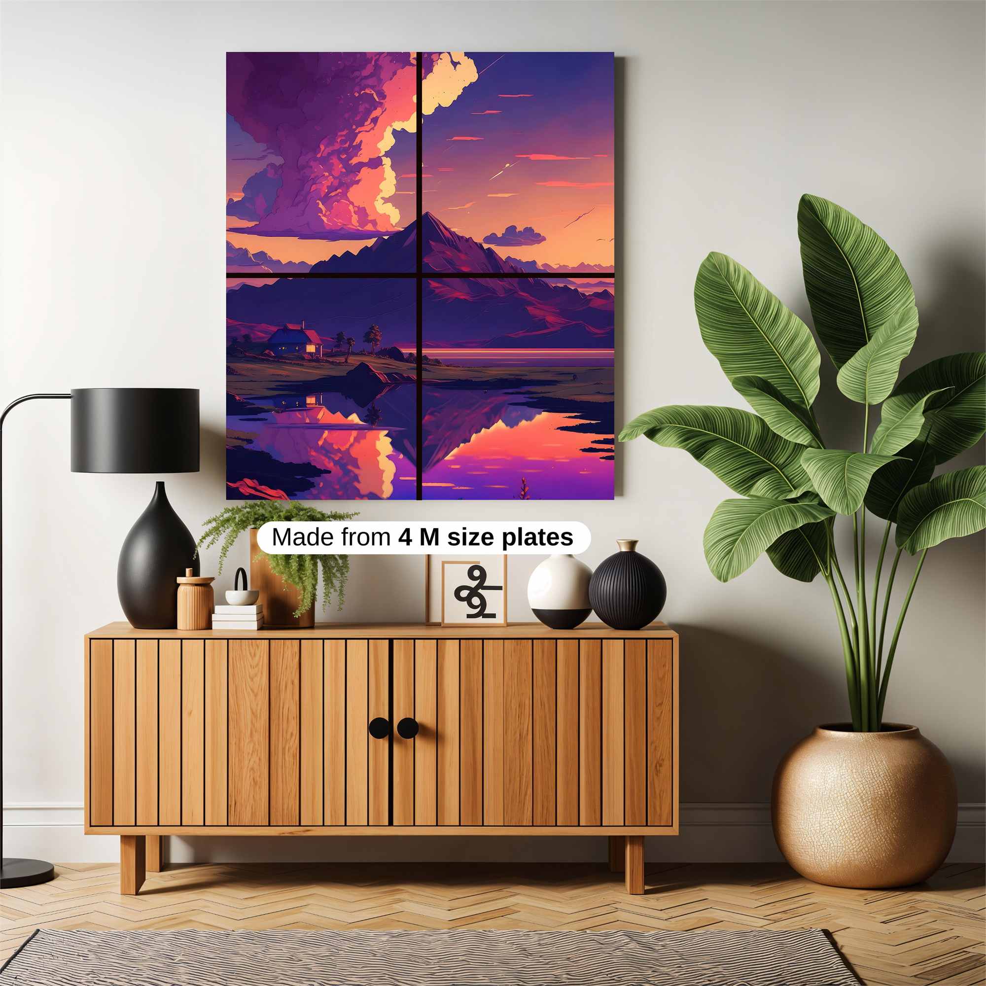 Mountain Serenity Safe Wall Magnetic / M
