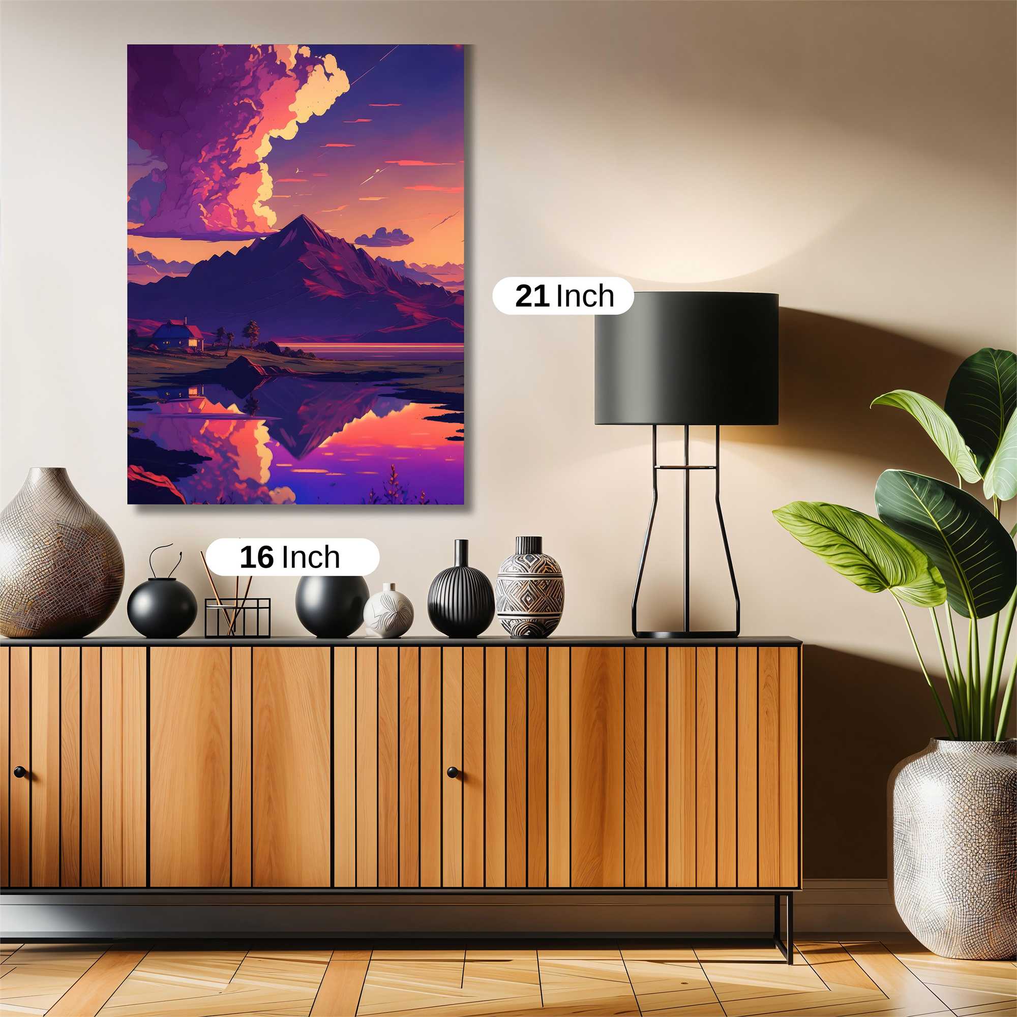 Mountain Serenity Safe Wall Magnetic / M