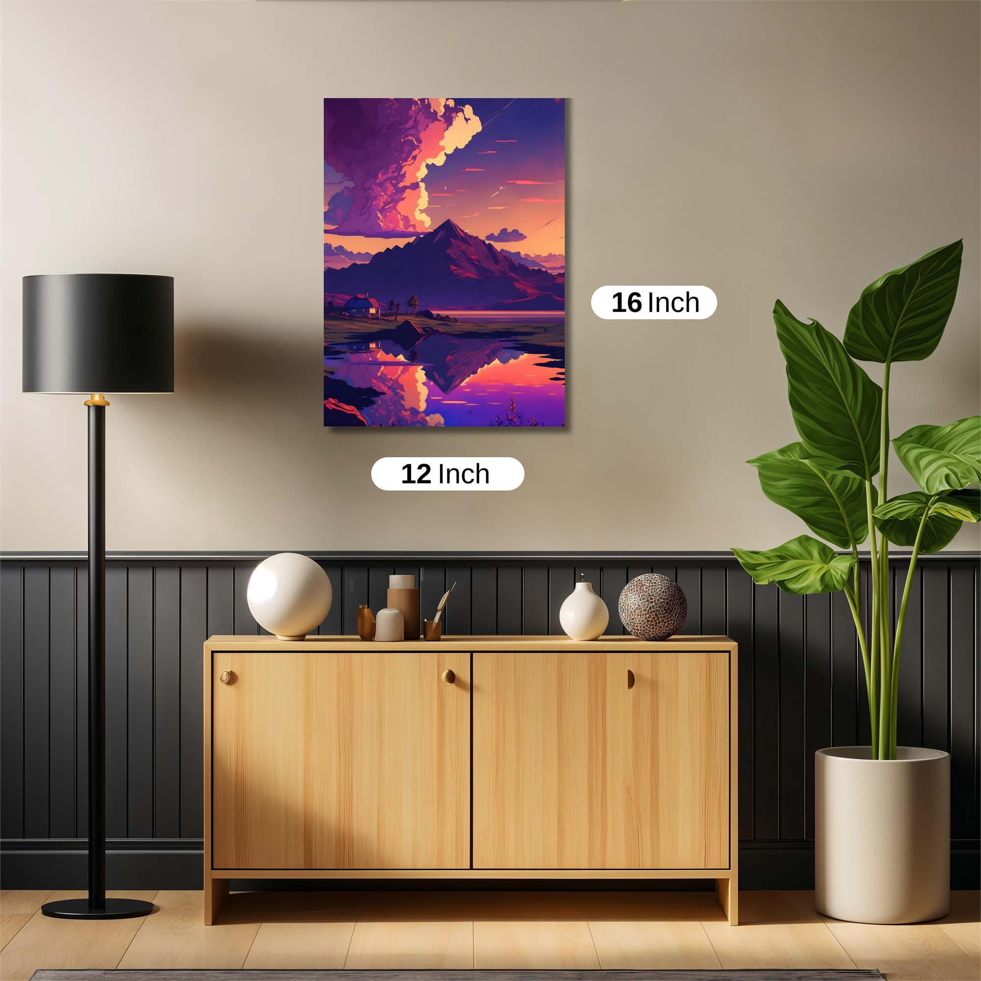 Mountain Serenity Safe Wall Magnetic / M