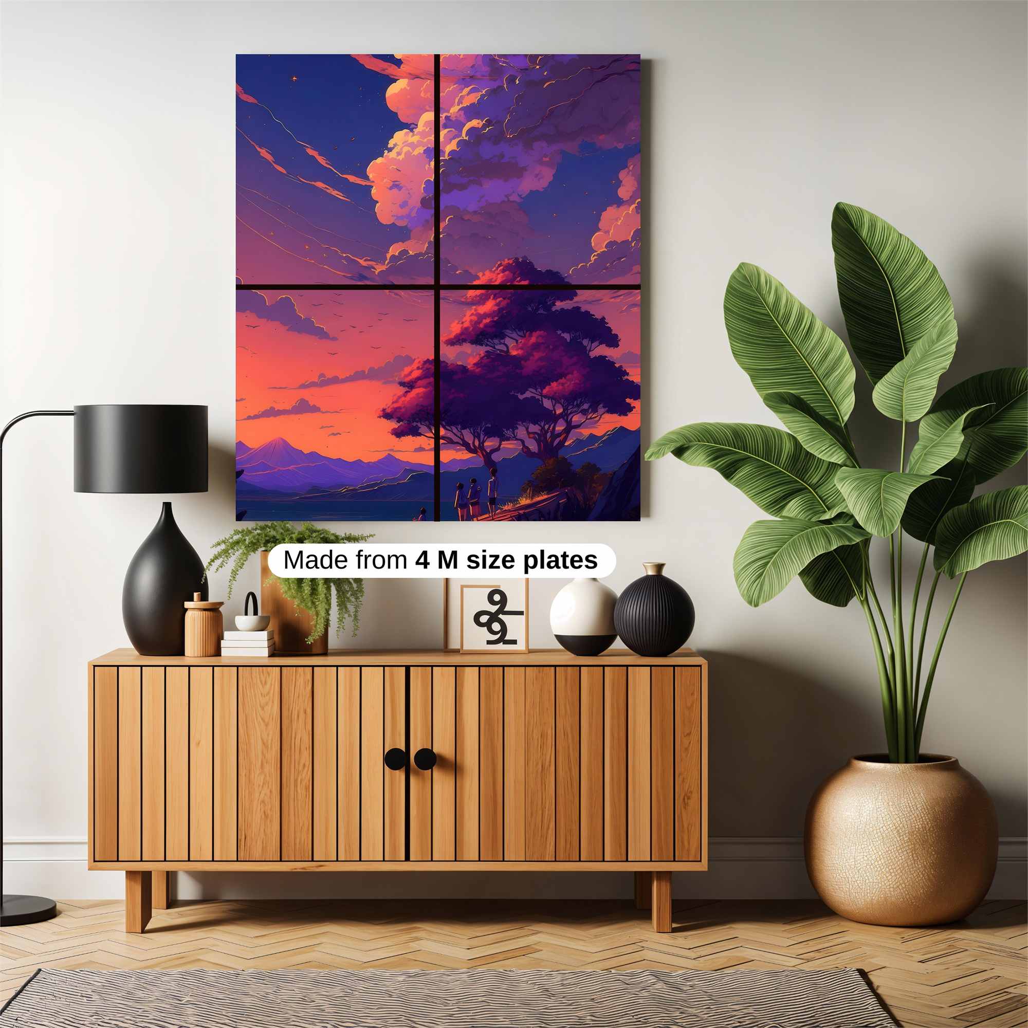 Sunset Serenity Safe Wall Magnetic / M
