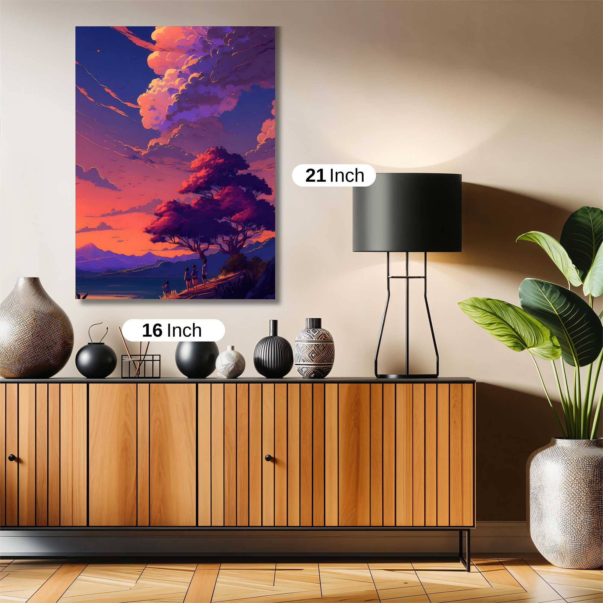 Sunset Serenity Safe Wall Magnetic / M