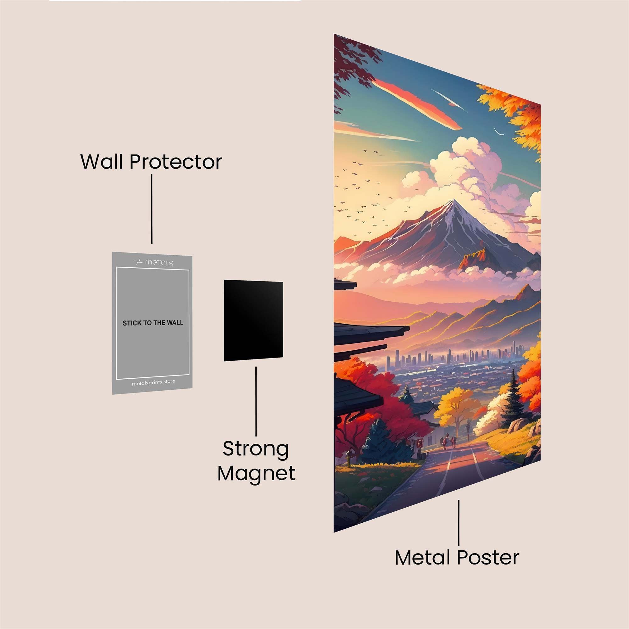 Fuji Serenity Safe Wall Magnetic / M