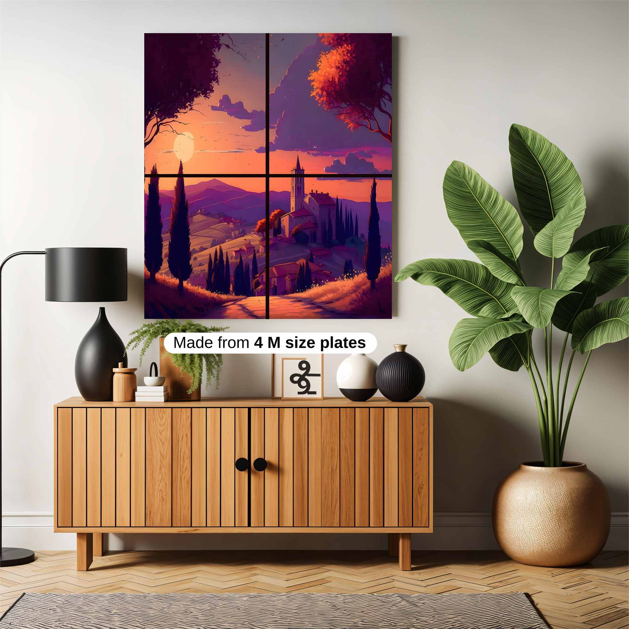 Tuscan Tranquility Safe Wall Magnetic / M