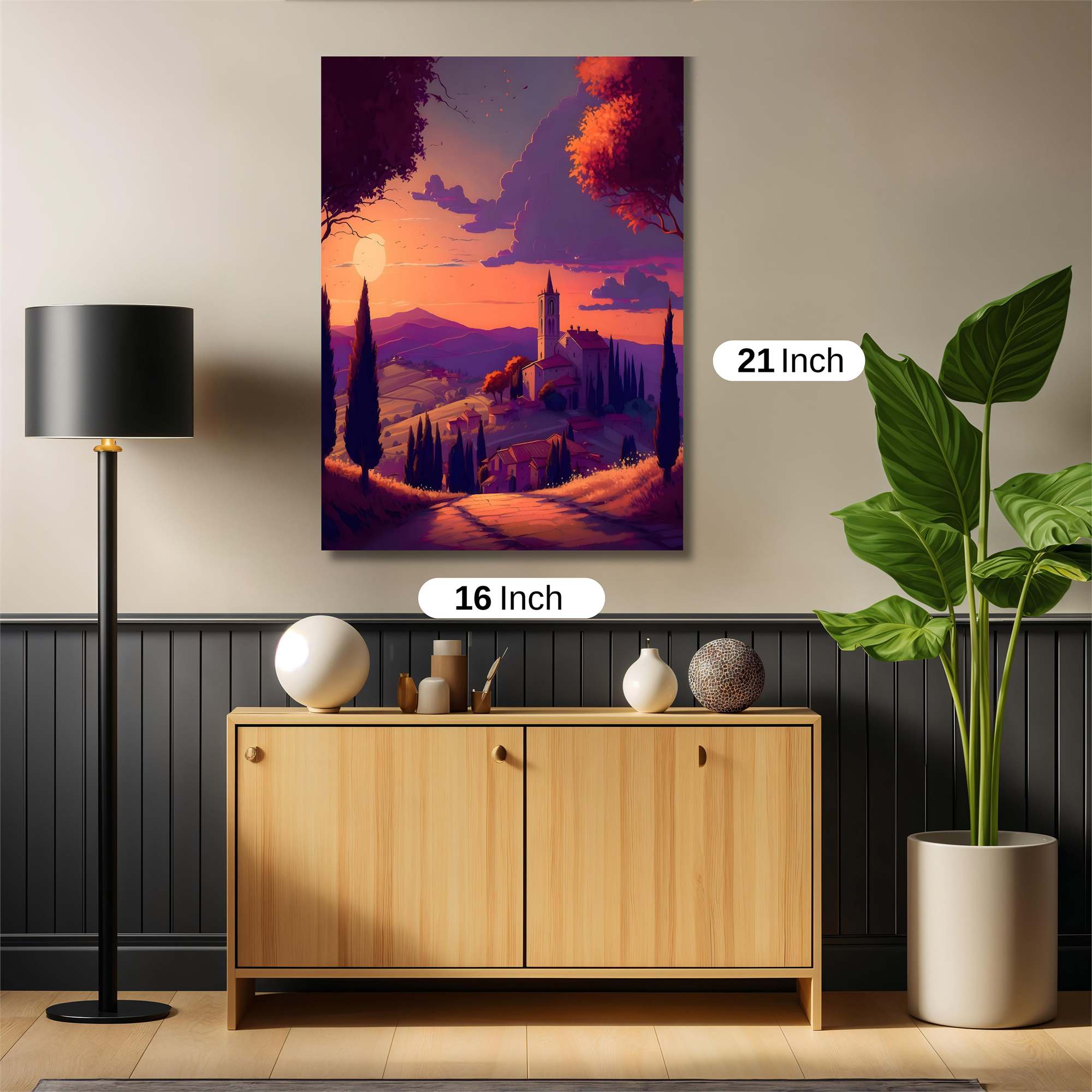 Tuscan Tranquility Safe Wall Magnetic / M