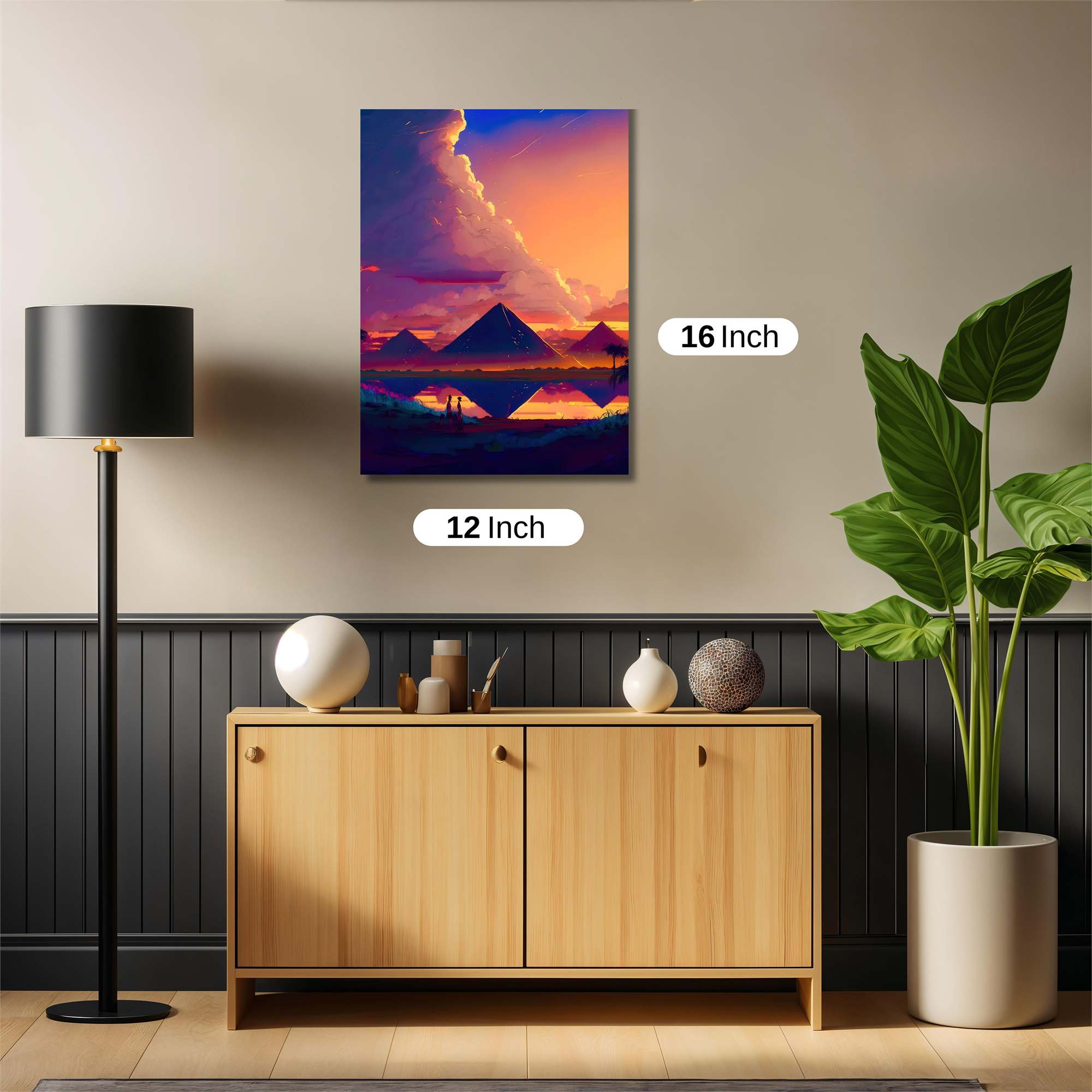Pyramid Serenity Safe Wall Magnetic / M
