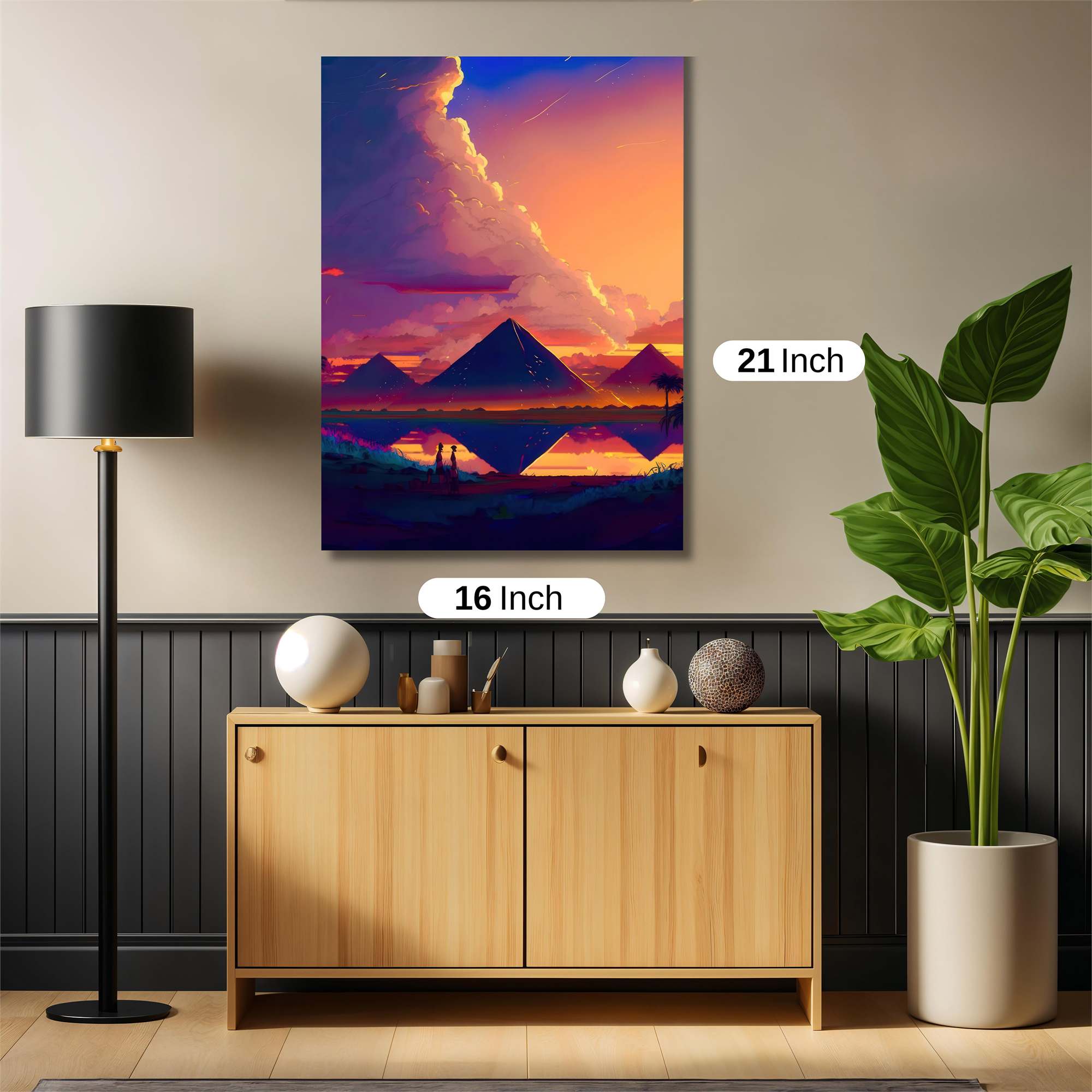 Pyramid Serenity Safe Wall Magnetic / M