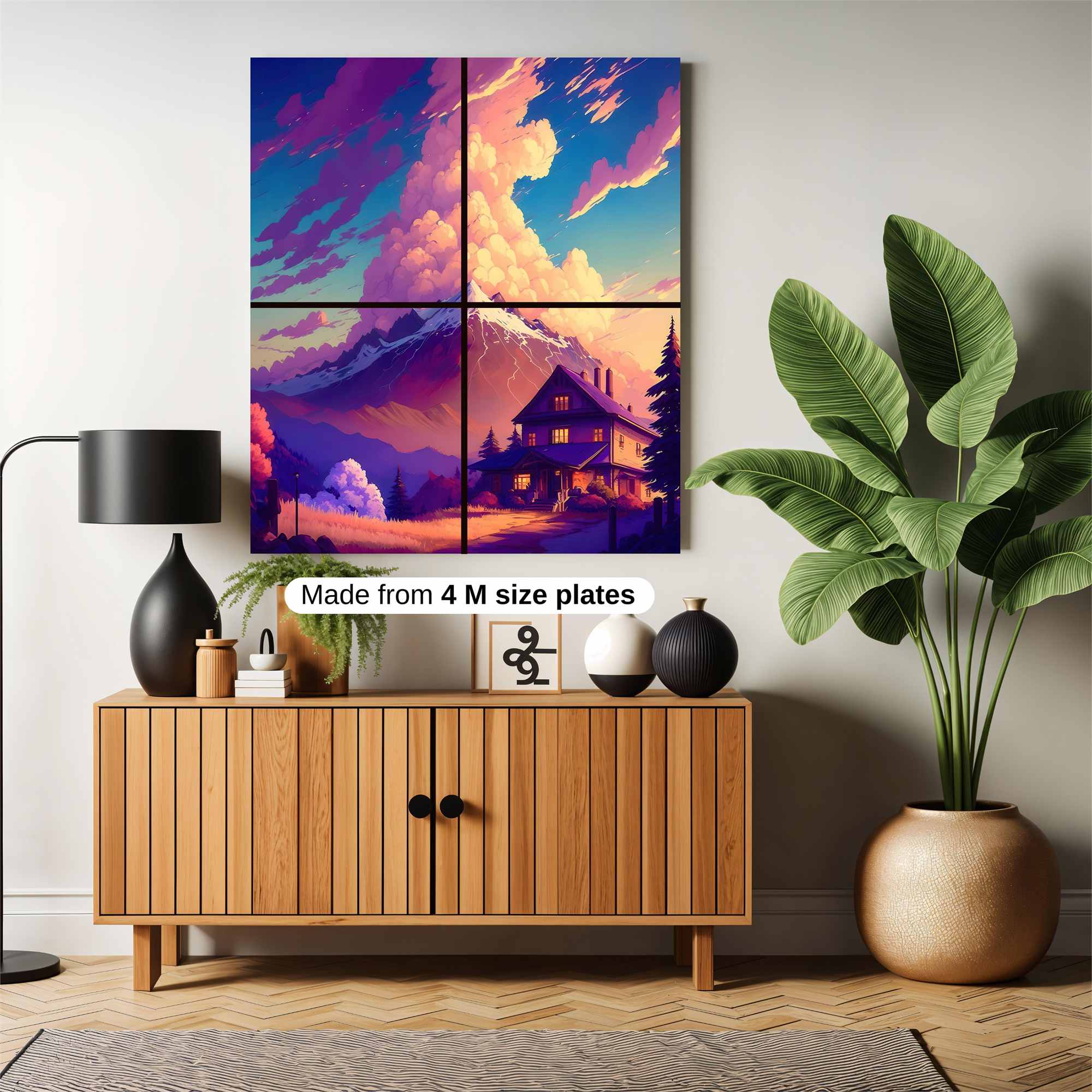 Mountain Serenity Safe Wall Magnetic / M