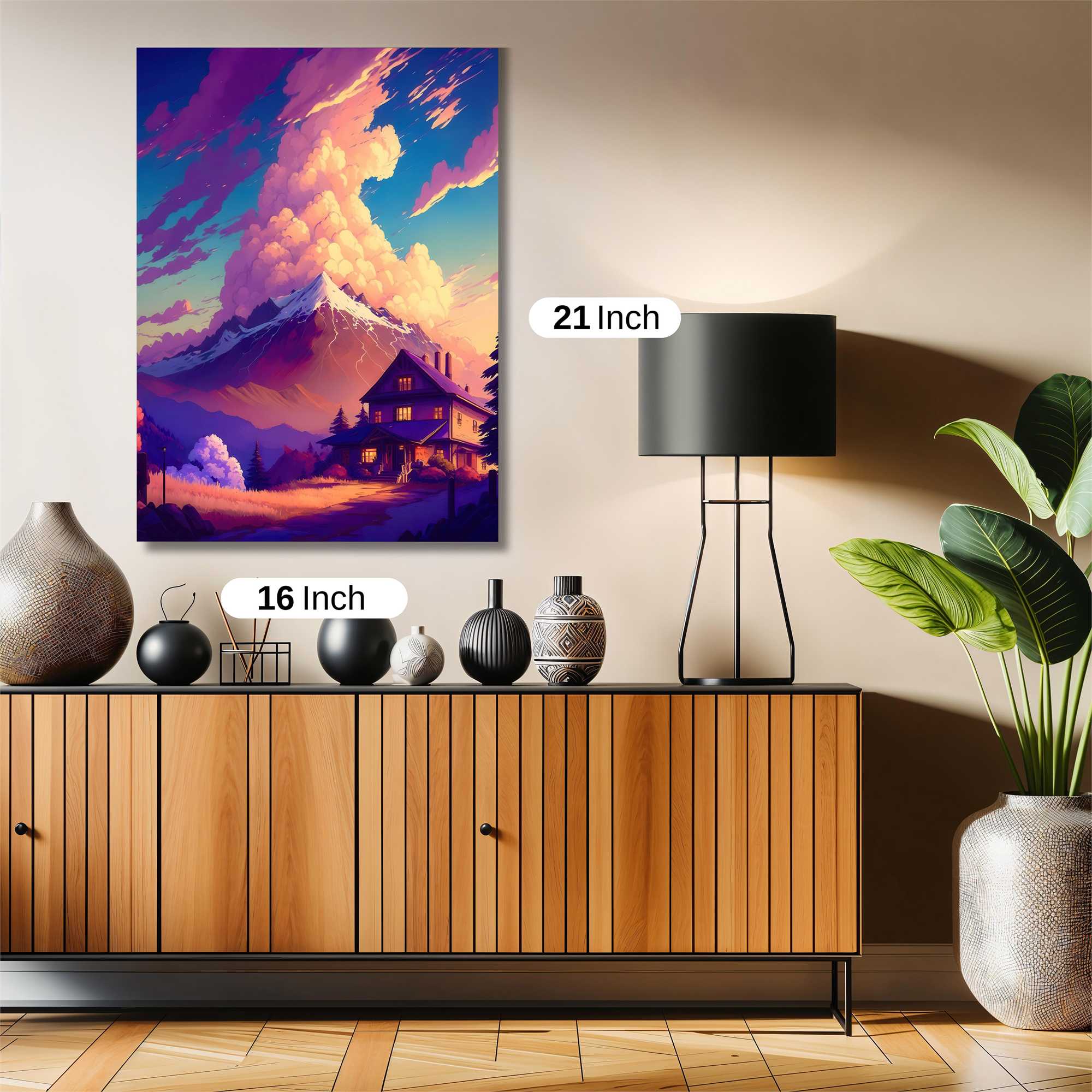 Mountain Serenity Safe Wall Magnetic / M