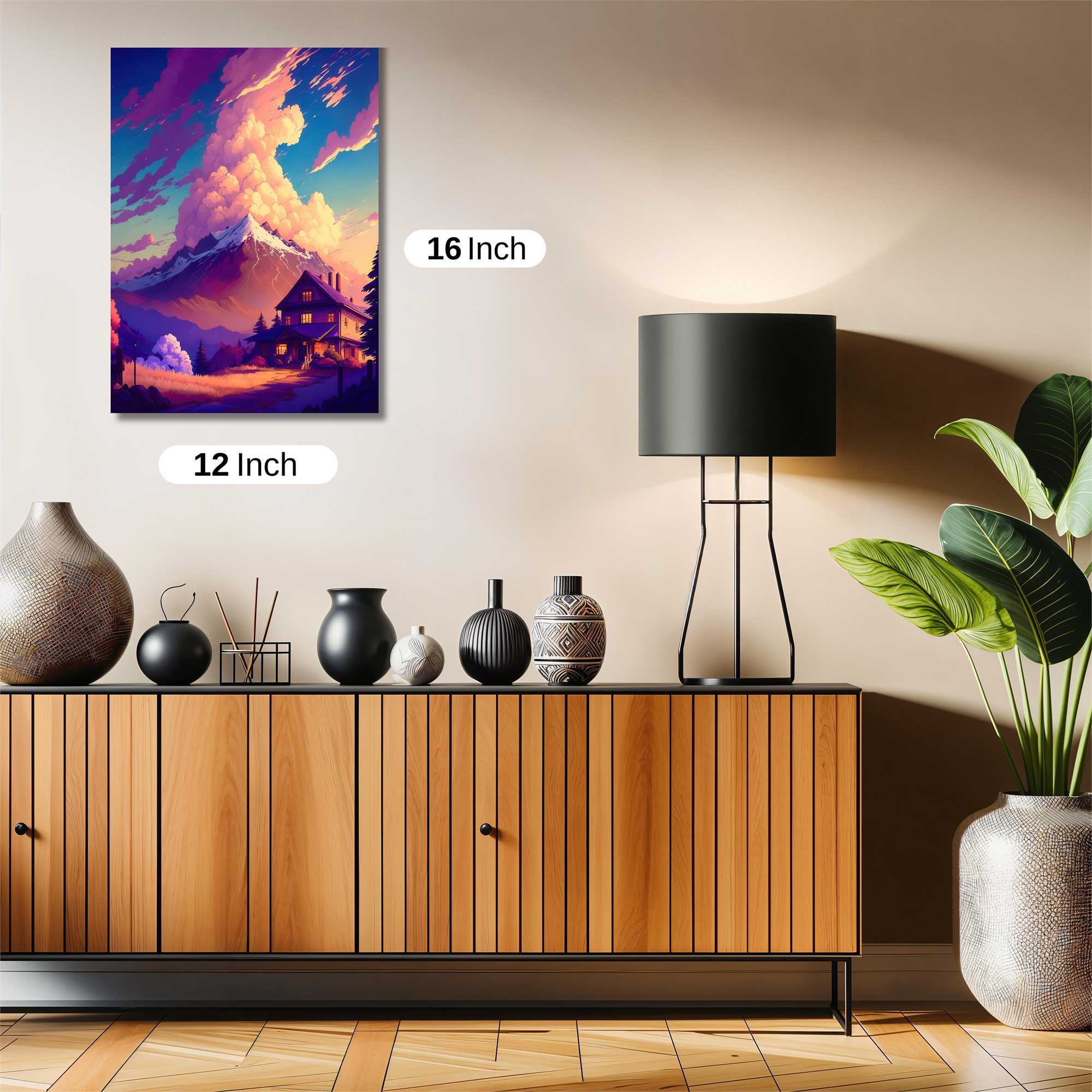 Mountain Serenity Safe Wall Magnetic / M