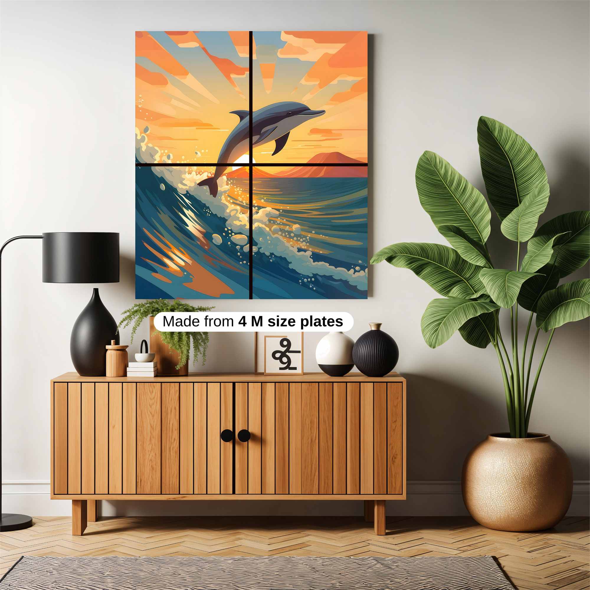 Dolphin Radiance Safe Wall Magnetic / M