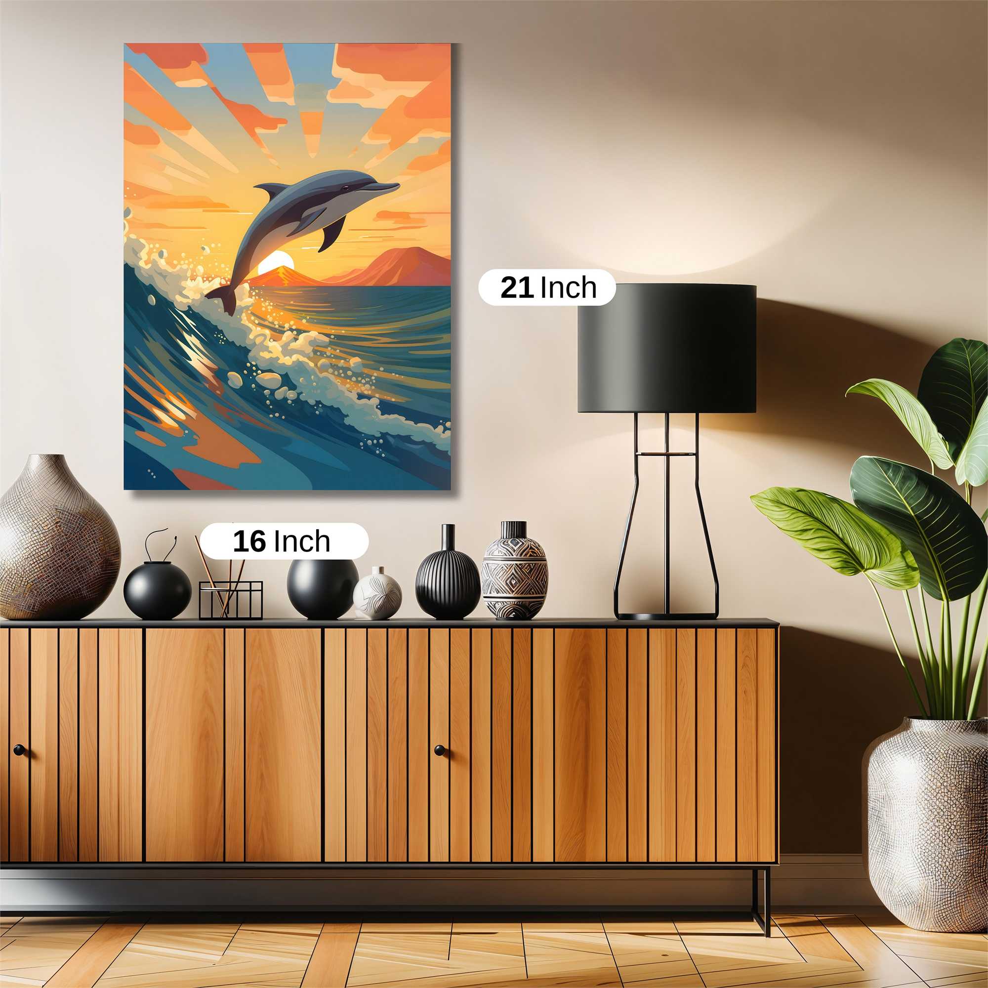 Dolphin Radiance Safe Wall Magnetic / M