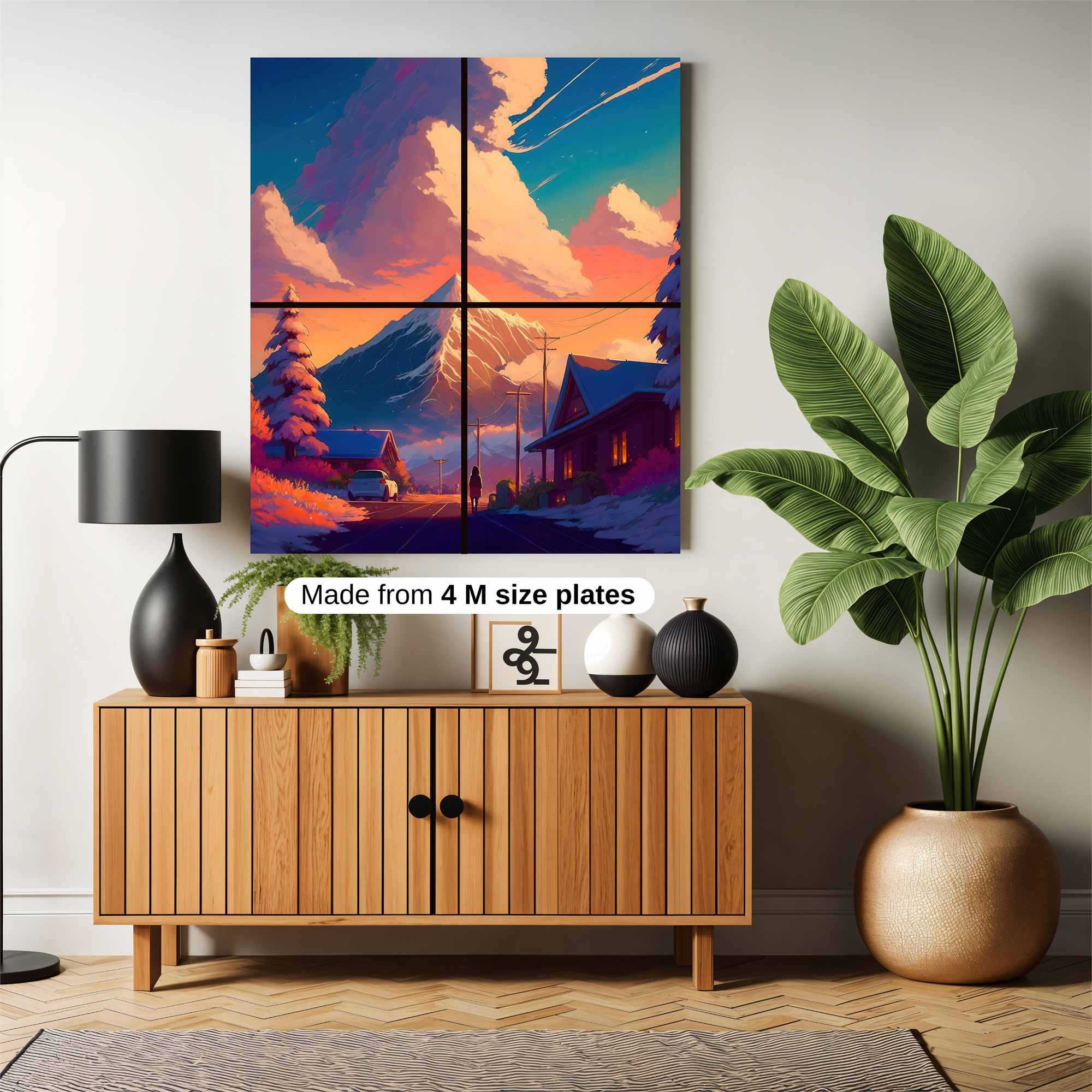 Mountain Serenity Safe Wall Magnetic / M