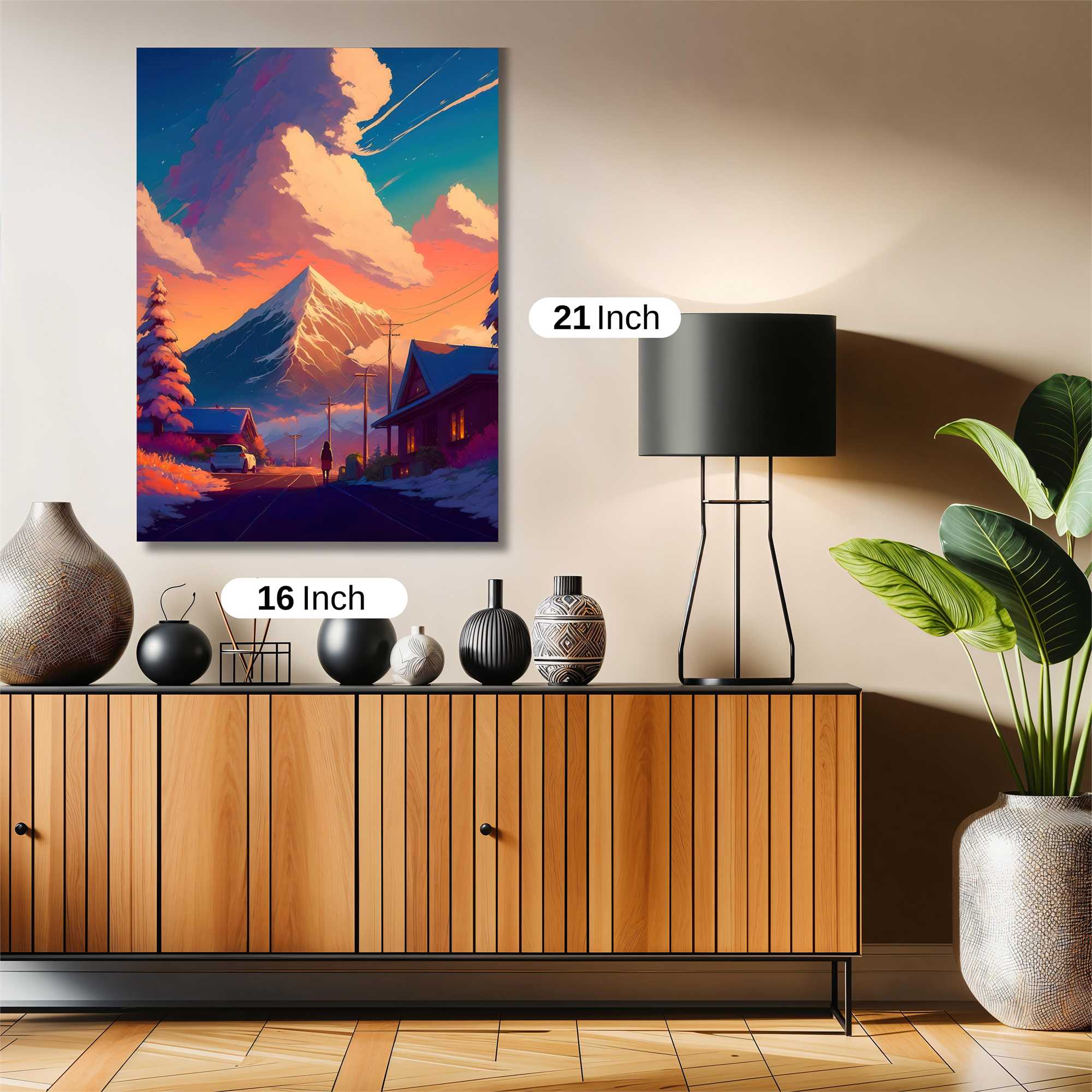 Mountain Serenity Safe Wall Magnetic / M