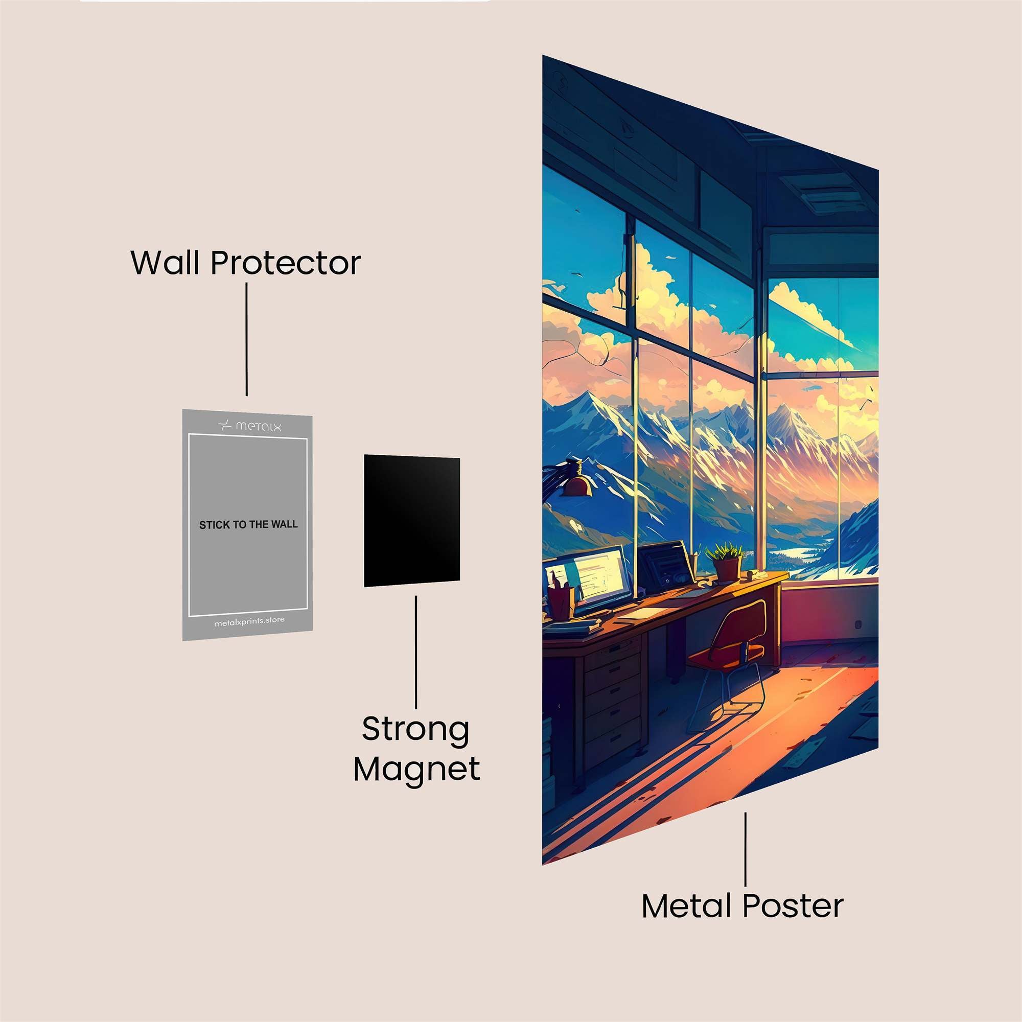 Makoto Serene Safe Wall Magnetic / M