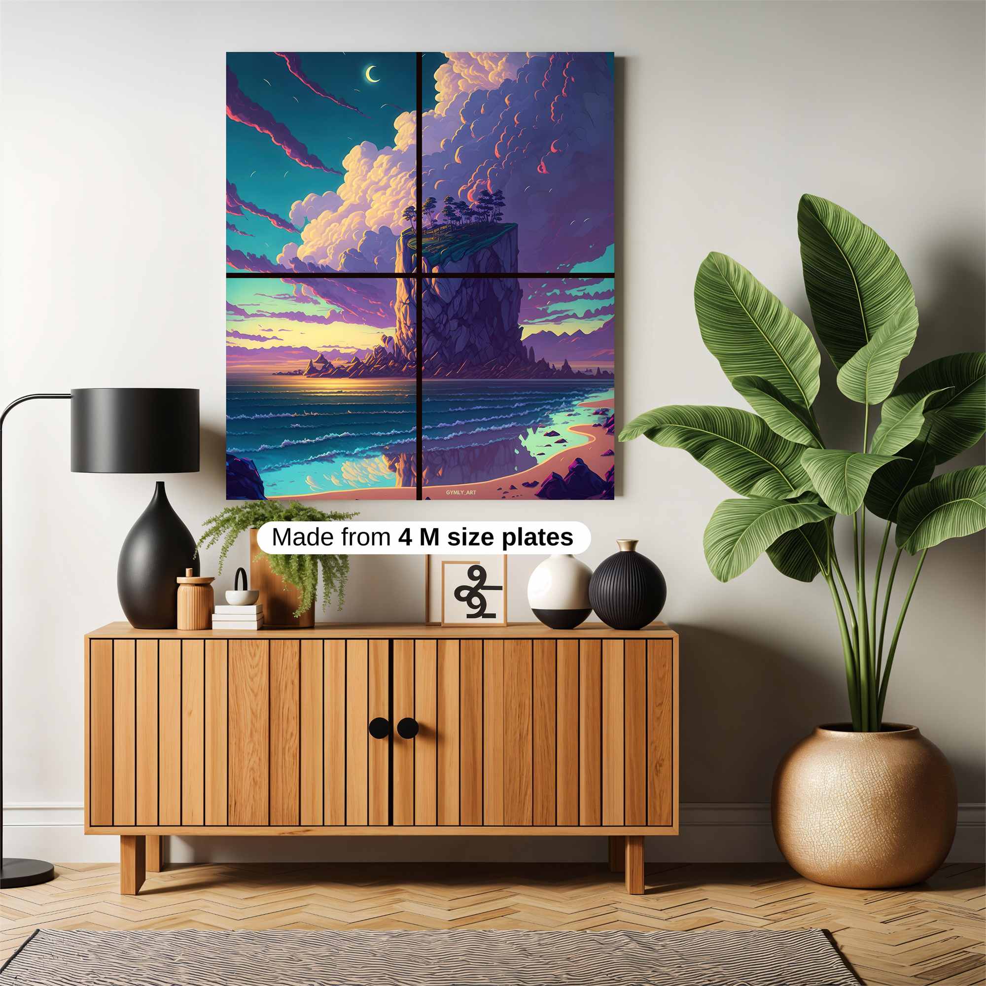 Island Serenity Safe Wall Magnetic / M