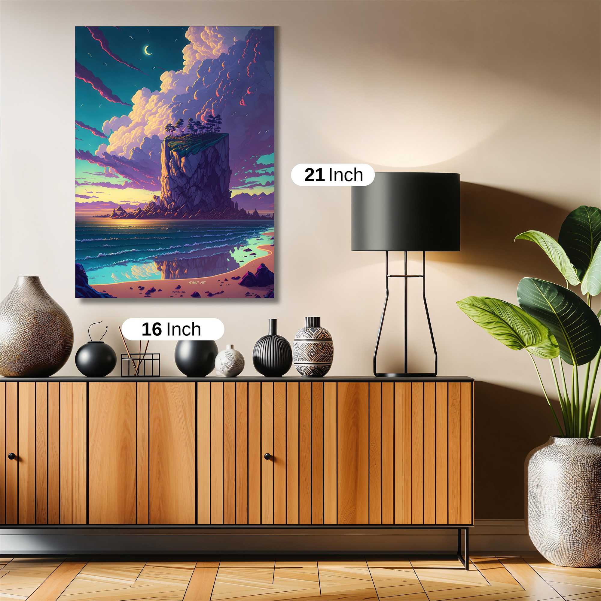 Island Serenity Safe Wall Magnetic / M