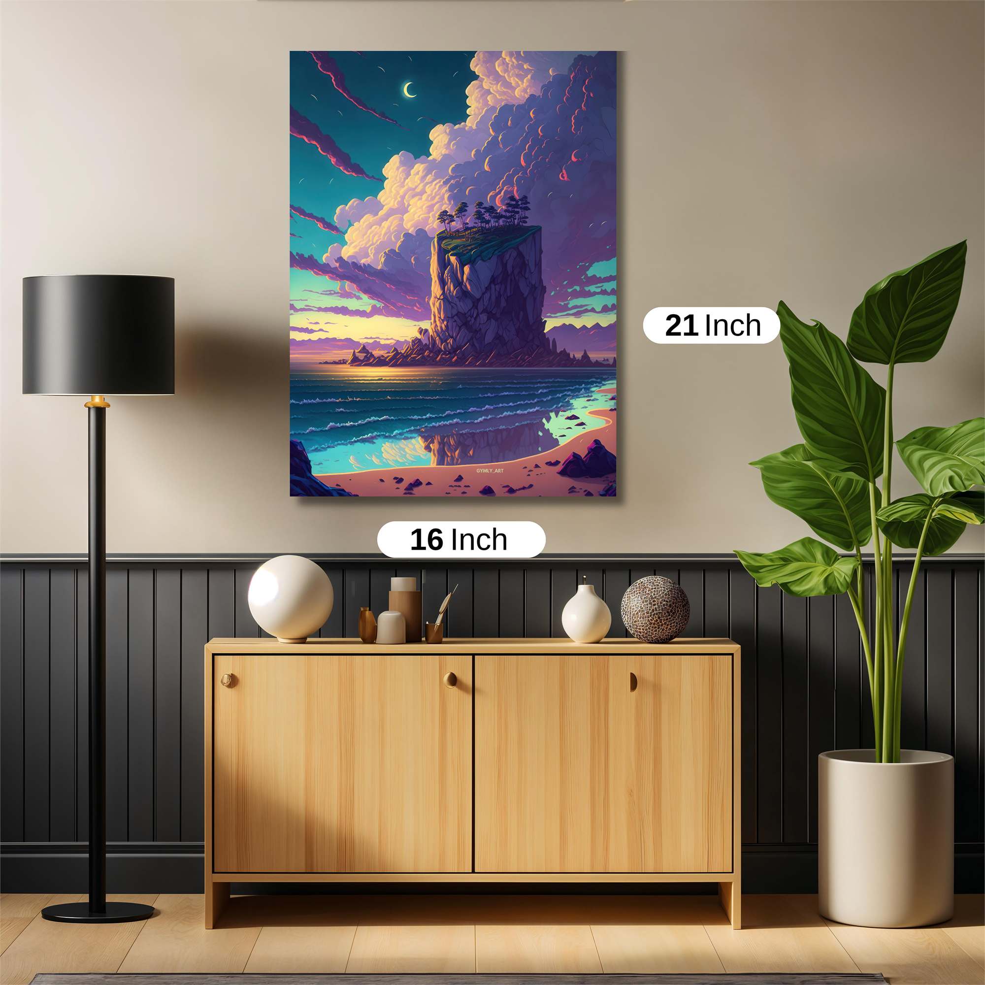 Island Serenity Safe Wall Magnetic / M